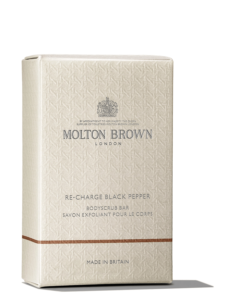 Molton Brown - Re-charge Black Pepper Bodyscrub Bar - keha koorimine - clear - 3