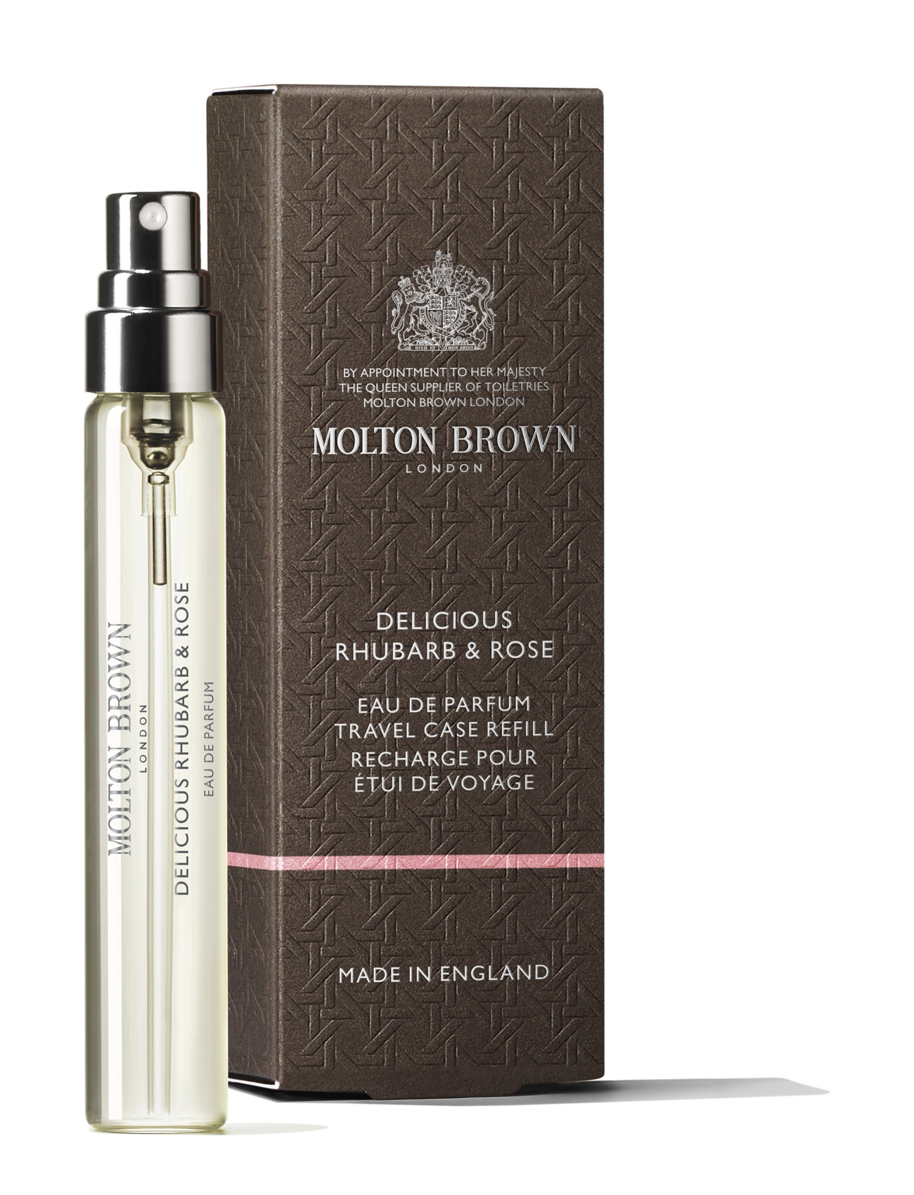 Molton Brown - Delicious Rhubarb & Rose EdP Travel Case Refill - til ham  - clear - 1