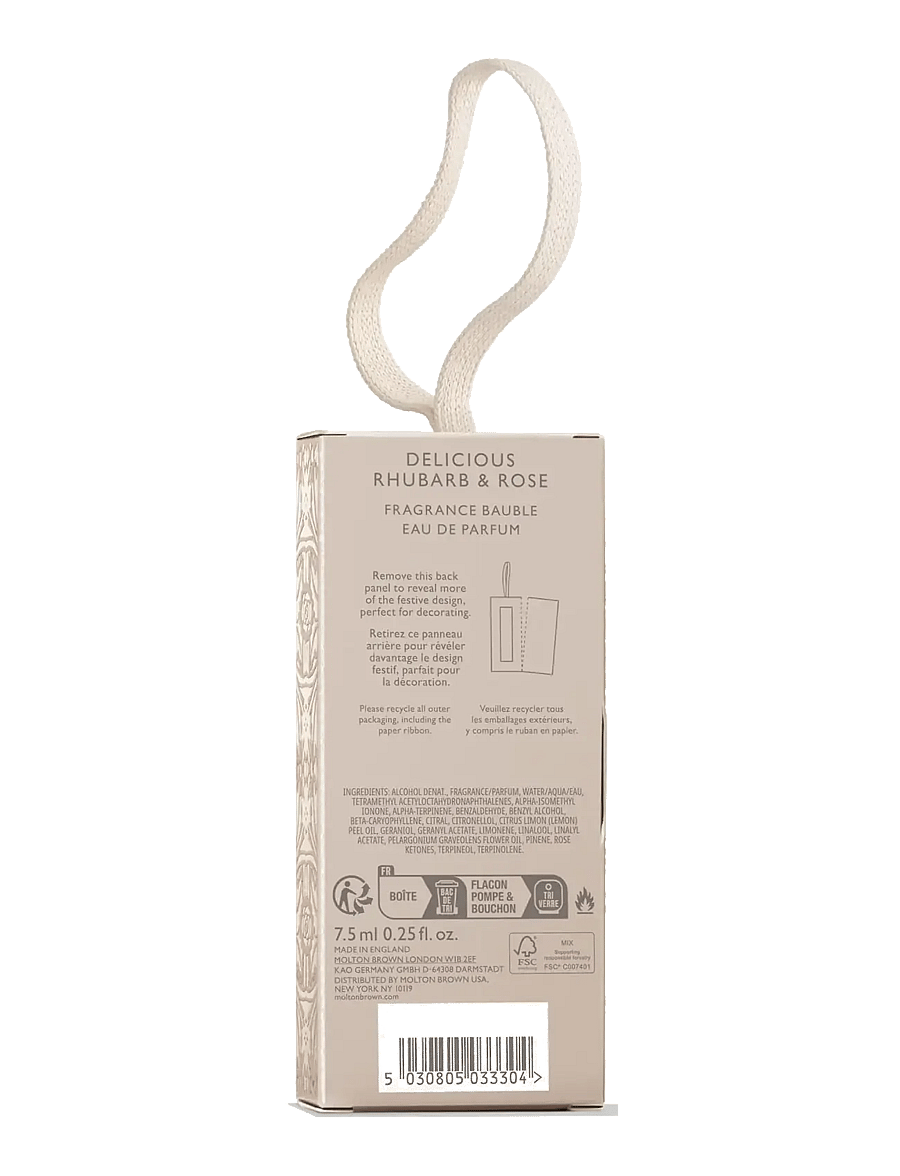 Molton Brown - Delicious Rhubarb & Rose Fragrance Bauble EdP - clear - 2