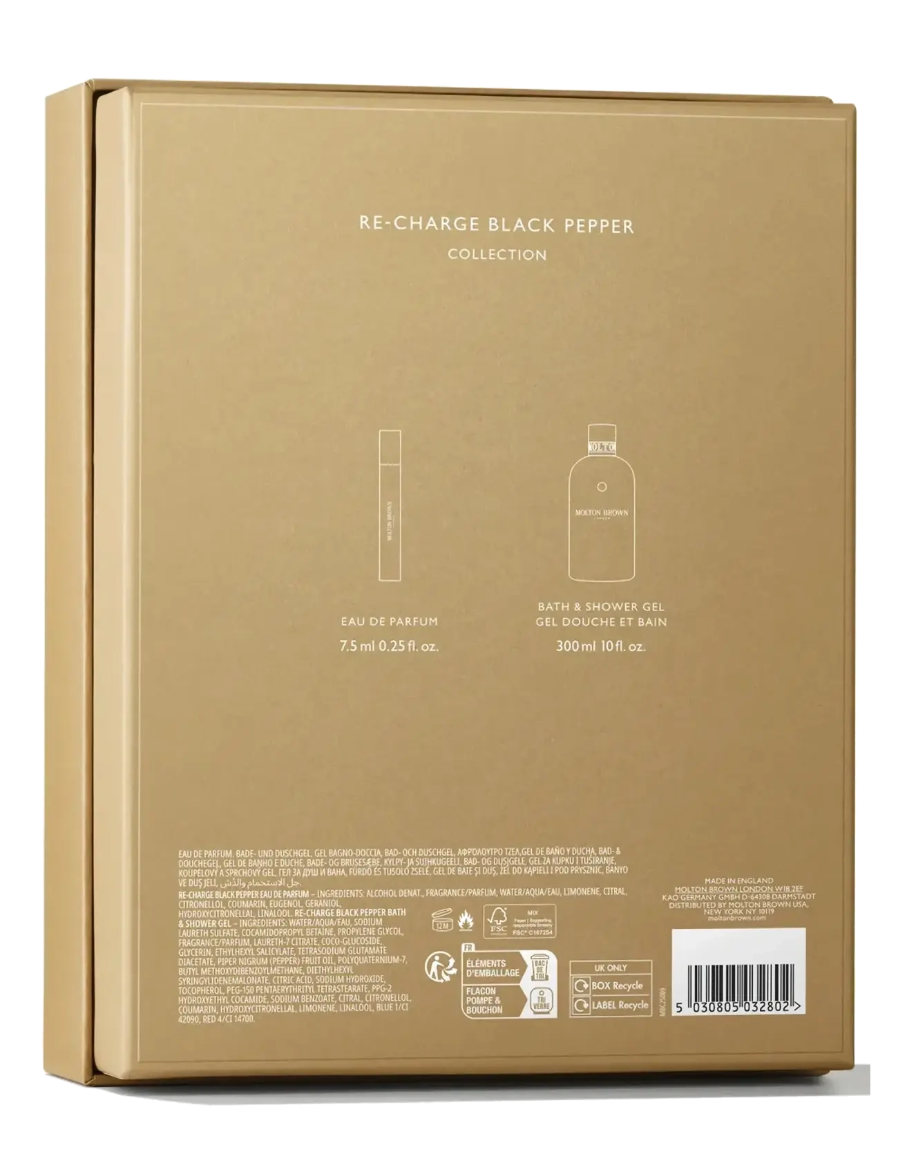 Molton Brown - Gift Set Re-charge Black Pepper EdP + Bath & Shower Gel - clear - 2