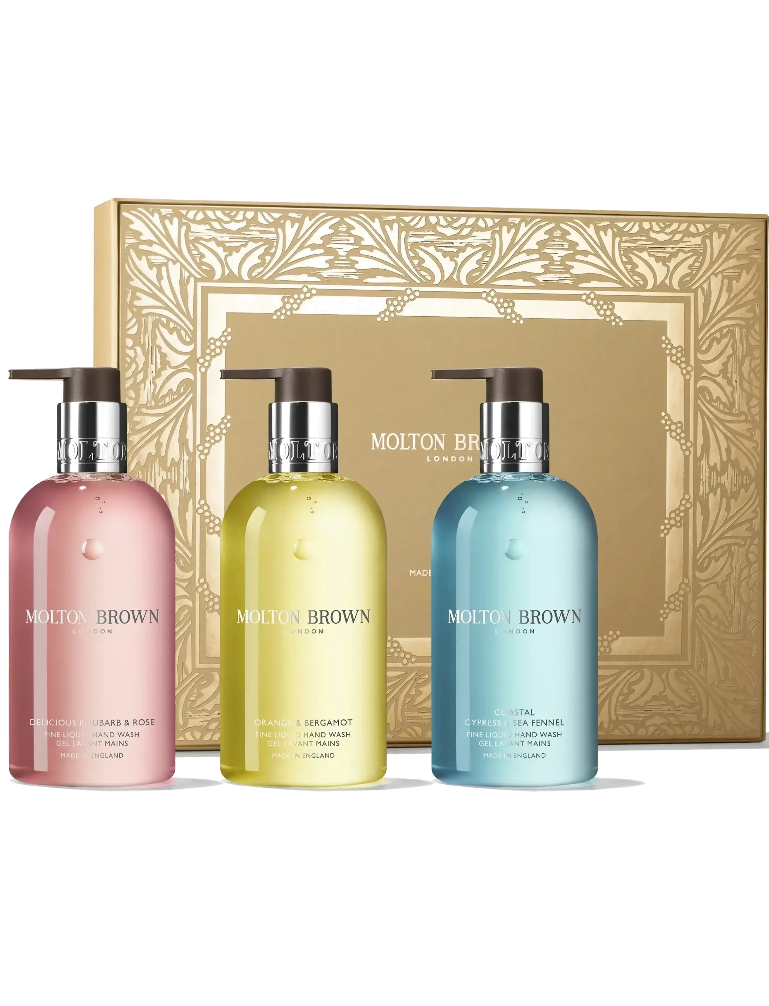 Molton Brown Gift Set Floral & Aromatic Hand Care Collection, Flydende håndsæbe, Nude, Str: 900 ML