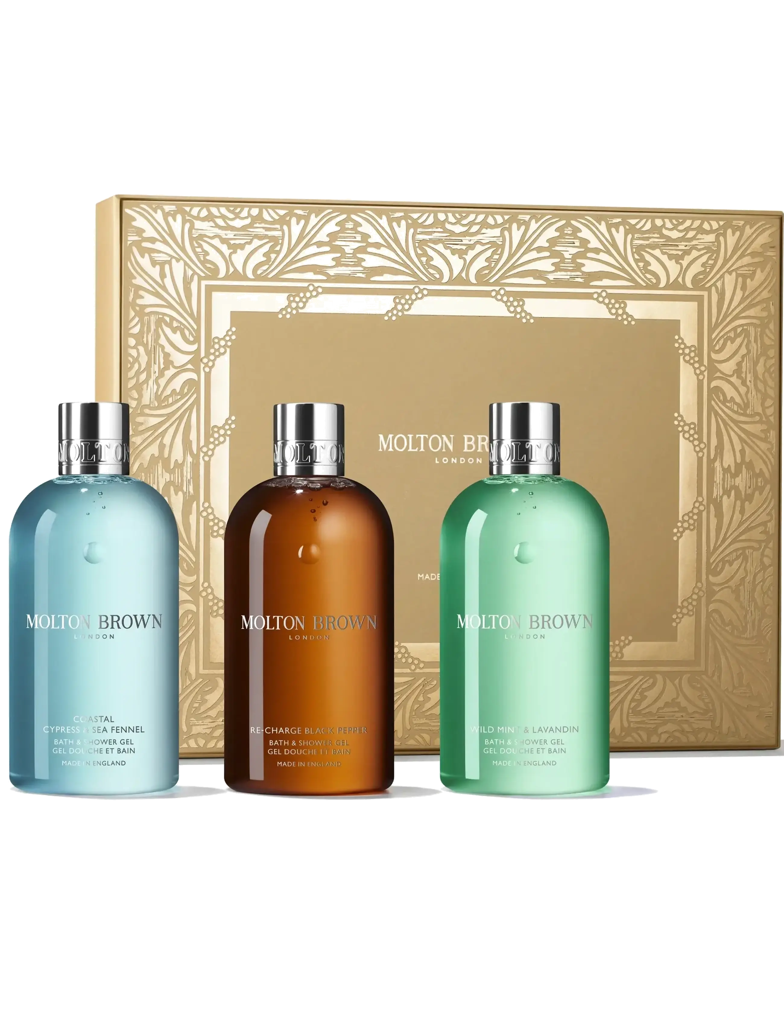 Molton Brown Gift Set Woody & Aromatic Body Care Set, 900 ml, Nude, Krop > Bad Og Brusebad, Dame