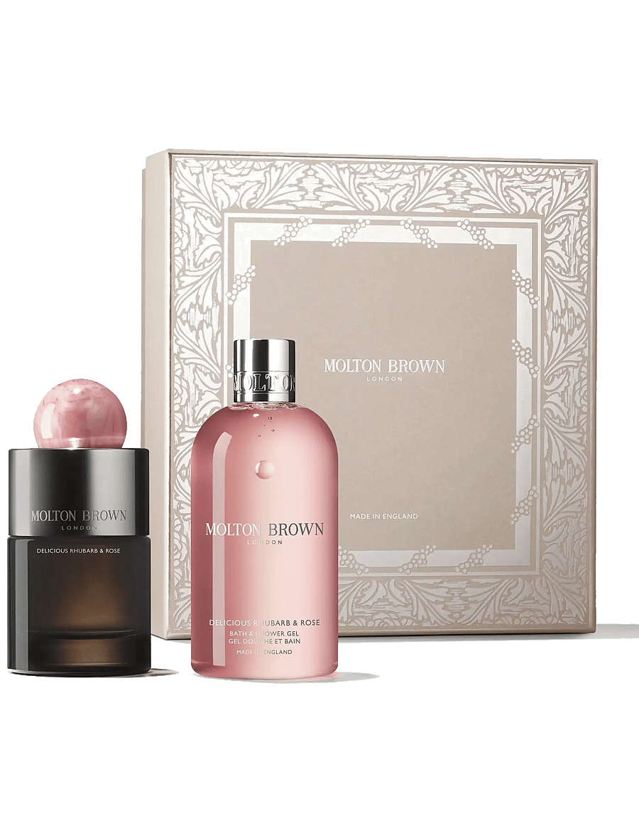 Molton Brown - Gift Set Delicious Rhubarb & Rose Fragrance Set EdP + Bath & Shower Gel - clear - 0