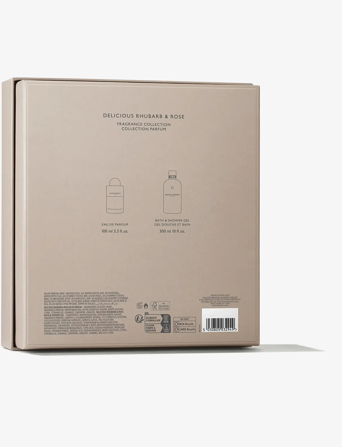 Molton Brown - Gift Set Delicious Rhubarb & Rose Fragrance Set EdP + Bath & Shower Gel - clear - 2