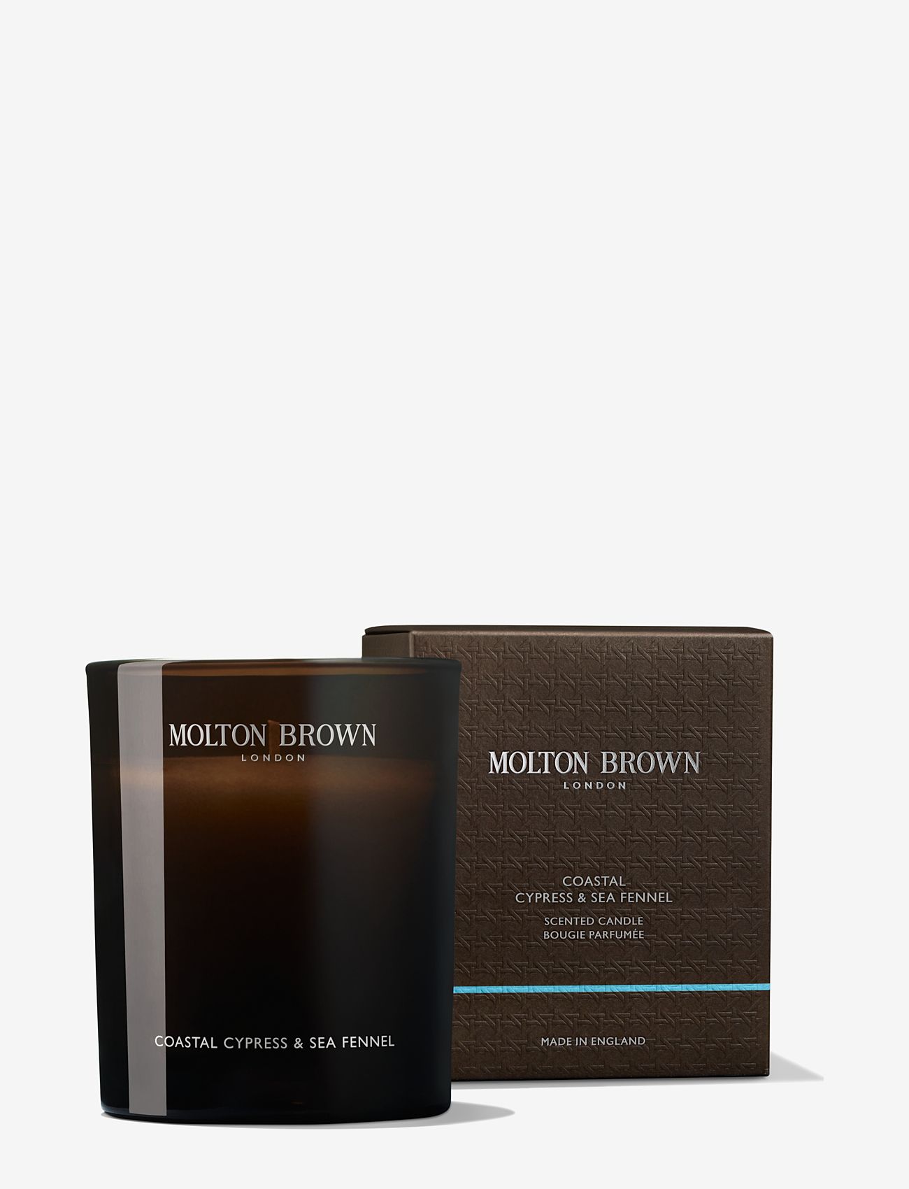 Molton Brown - Coastal Cypress & Sea Fennel Signature Candle 190 g - doftljus - brown - 0