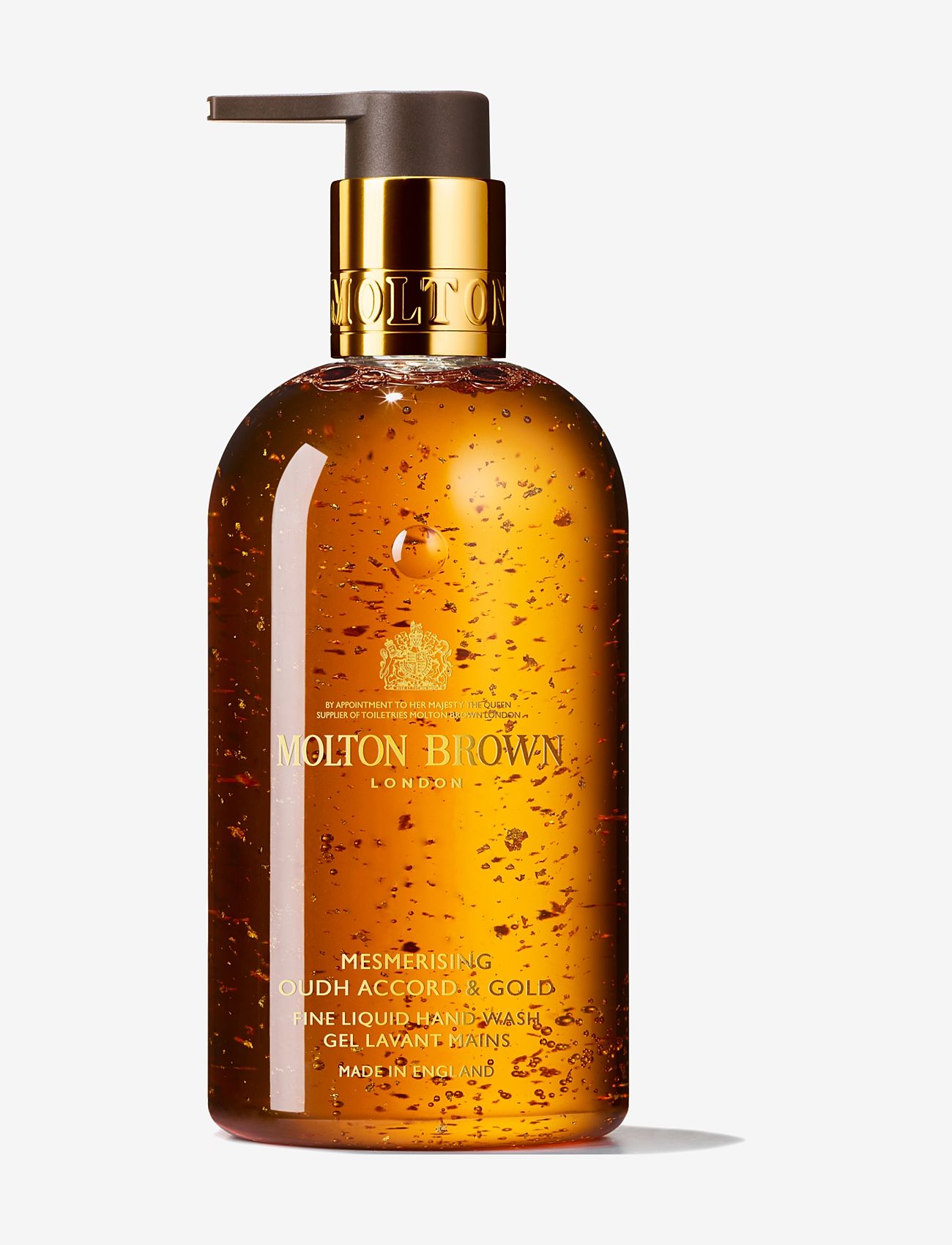 Molton Brown - Mesmerising Oudh Accord & Gold Fine Liquid Hand Wash 300 ml - shower gel - clear - 0