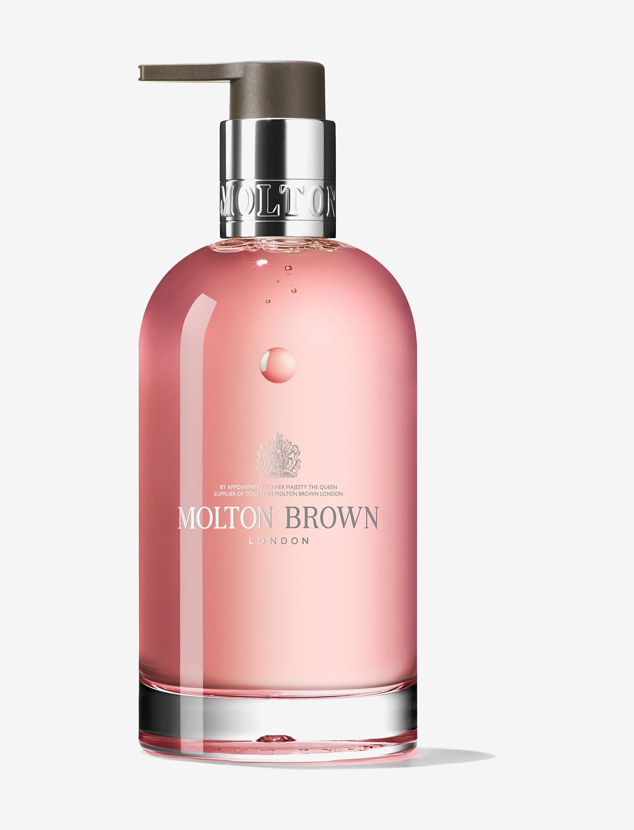 Molton Brown - Delicious Rhubarb & Rose Fine Liquid Hand Wash Glass Bottle 200 ml - sæber & håndcremer - 1003 - 1