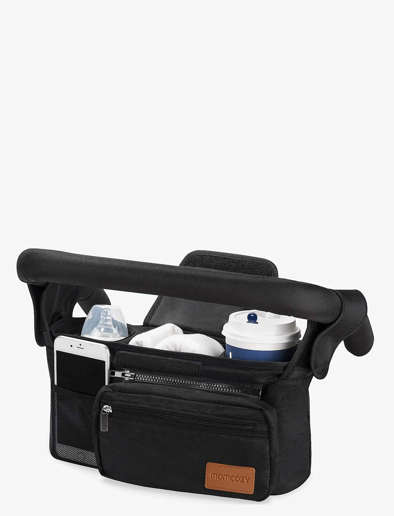 Momcozy - Momcozy  Cup Holders Stroller Organizer - black - 1