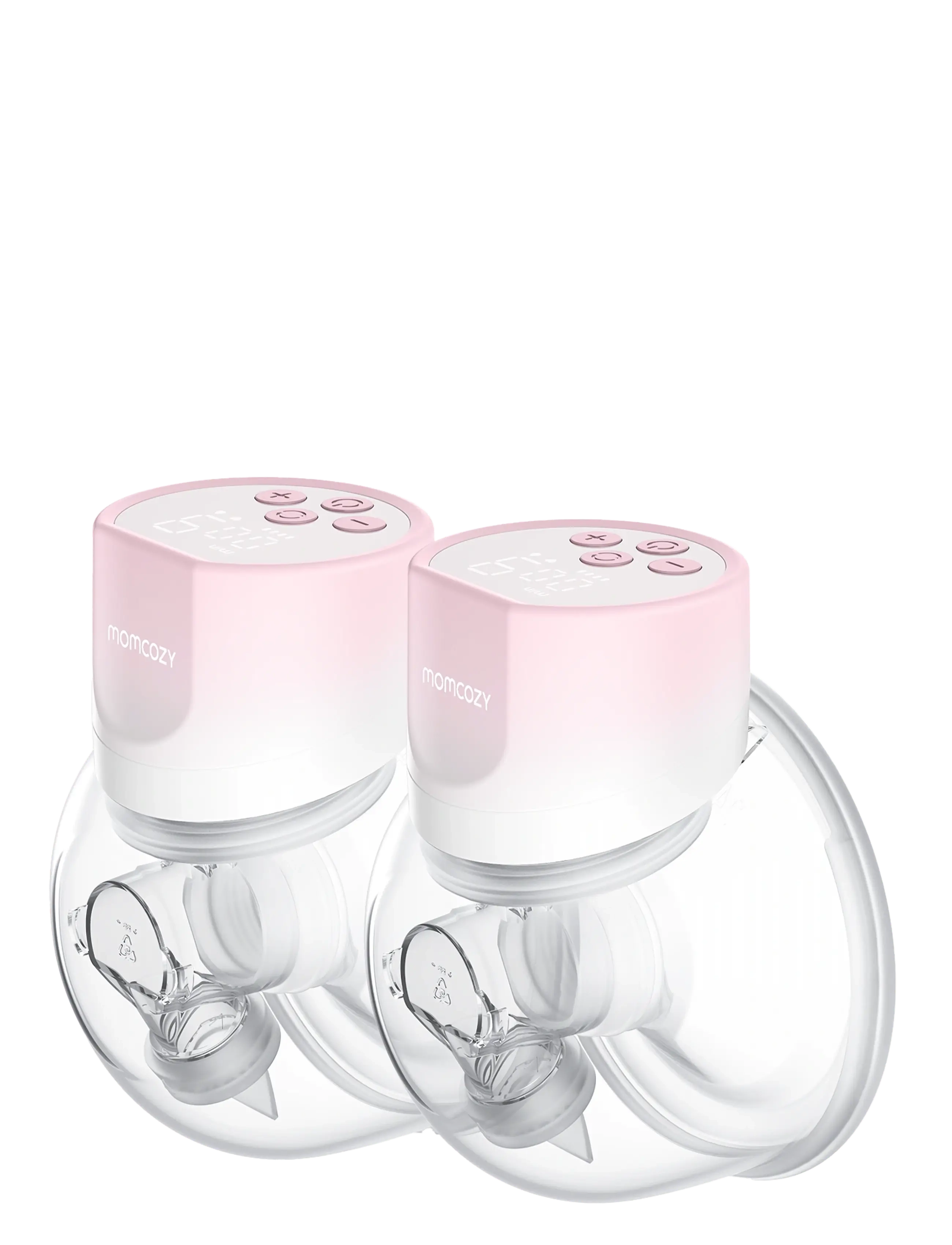 Momcozy Momcozy  S12 ProDouble Packs Wearable Breast Pump Pink - Babyprodukter - PINK / pink/rose