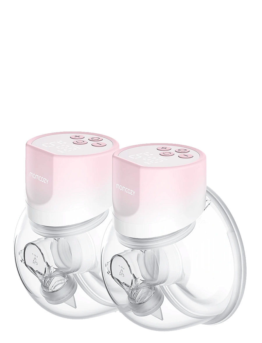 Momcozy - Momcozy S12 ProDouble Packs Wearable Breast Pump Pink - brystpumper og tilbehør - pink - 1