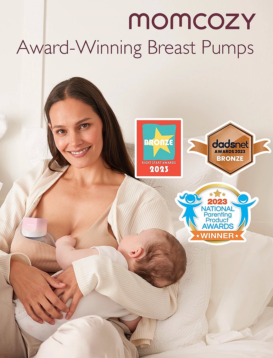 Momcozy - Momcozy S12 ProDouble Packs Wearable Breast Pump Pink - brystpumper og tilbehør - pink - 0