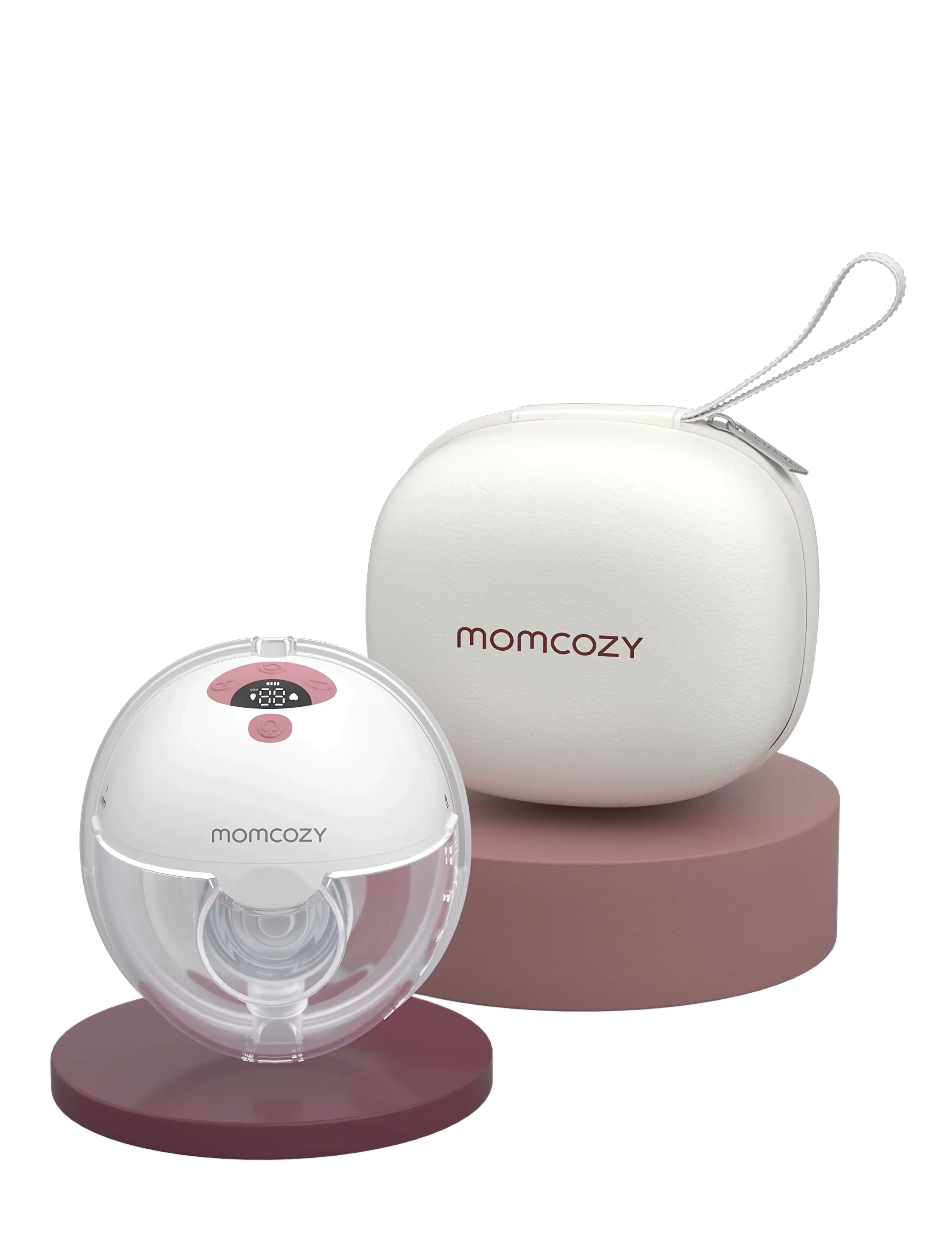Momcozy - Momcozy  M5 Single Pack Wearable Breast Pump Red - breast pumps & accessories - red - 5
