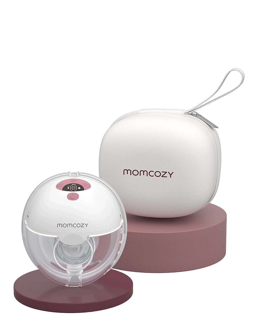 Momcozy - Momcozy M5 Single Pack Wearable Breast Pump Red - brystpumper og tilbehør - red - 5