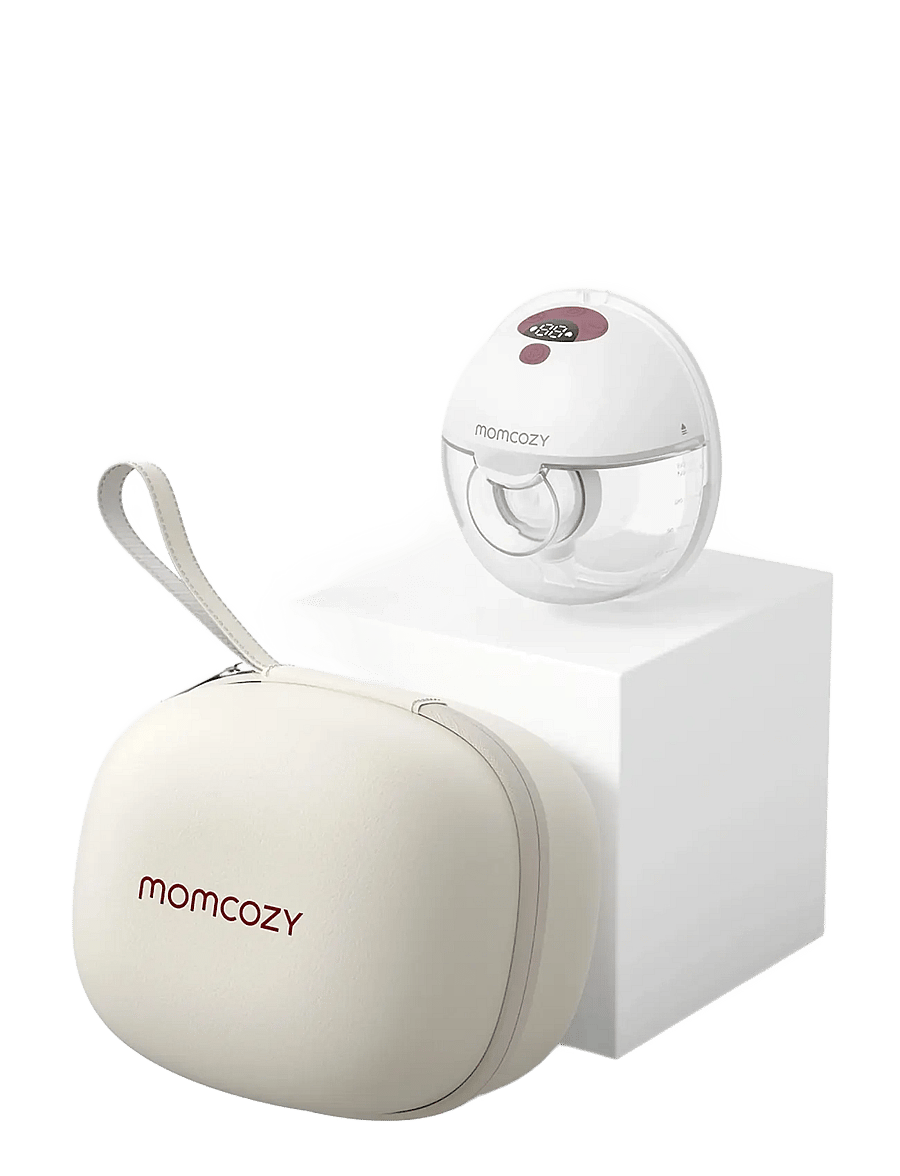 Momcozy - Momcozy M5 Single Pack Wearable Breast Pump Red - brystpumper og tilbehør - red - 1