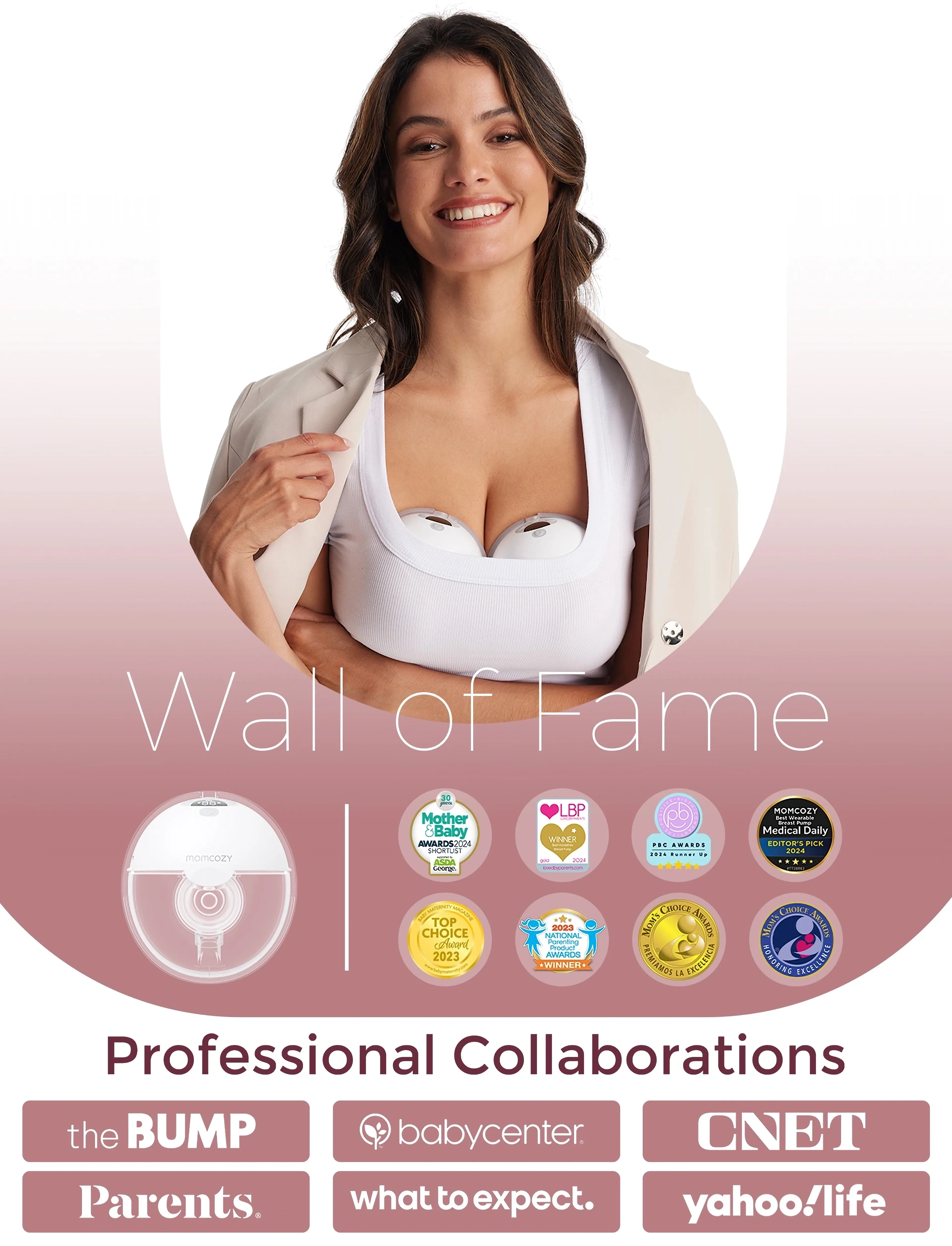 Momcozy - Momcozy  M5 Single Pack Wearable Breast Pump Purple - milchpumpen & zubehör - purple - 4