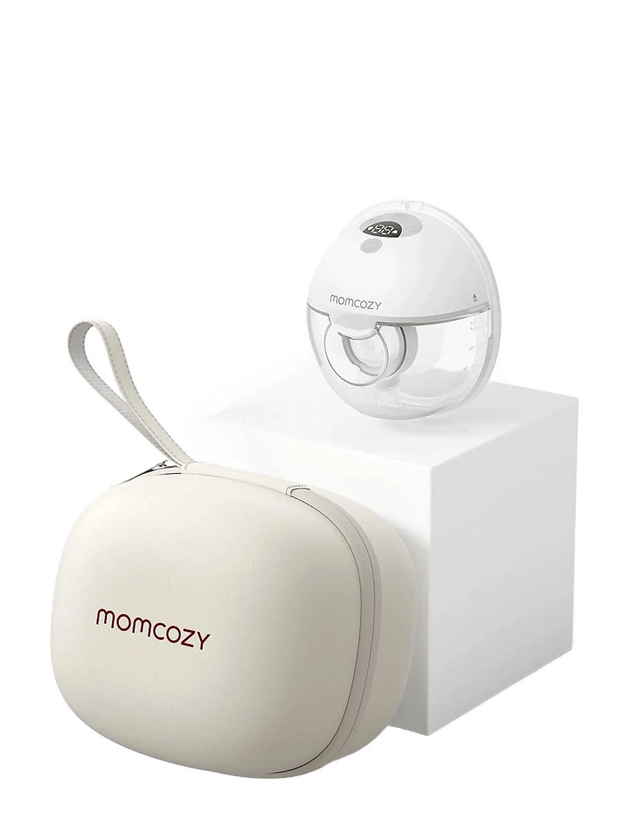 Momcozy - Momcozy M5 Single Pack Wearable Breast Pump Grey - brystpumper og tilbehør - grey - 4