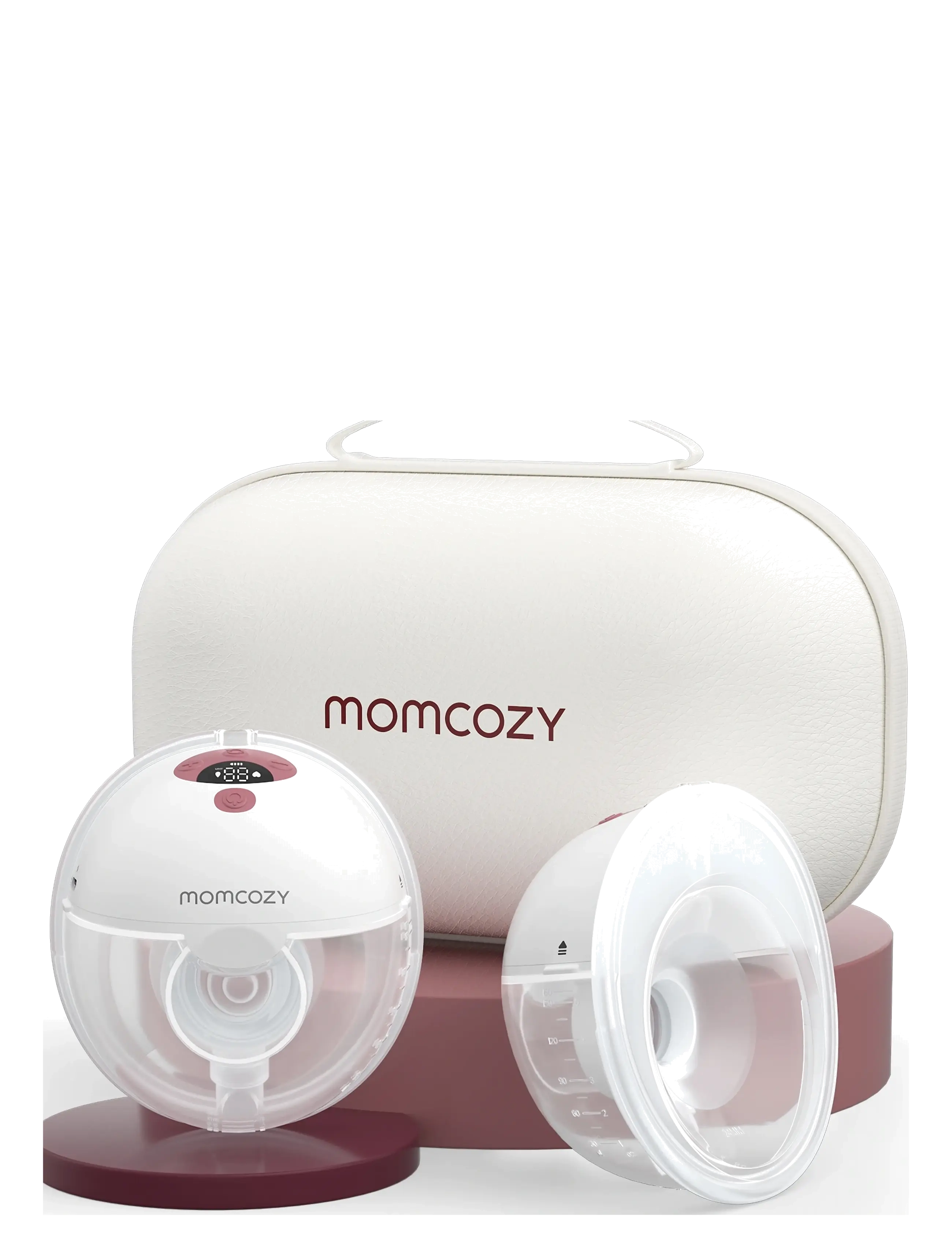 Momcozy - Momcozy  M5 Red Double Packs Wearable Breast Pump Red - red - 2
