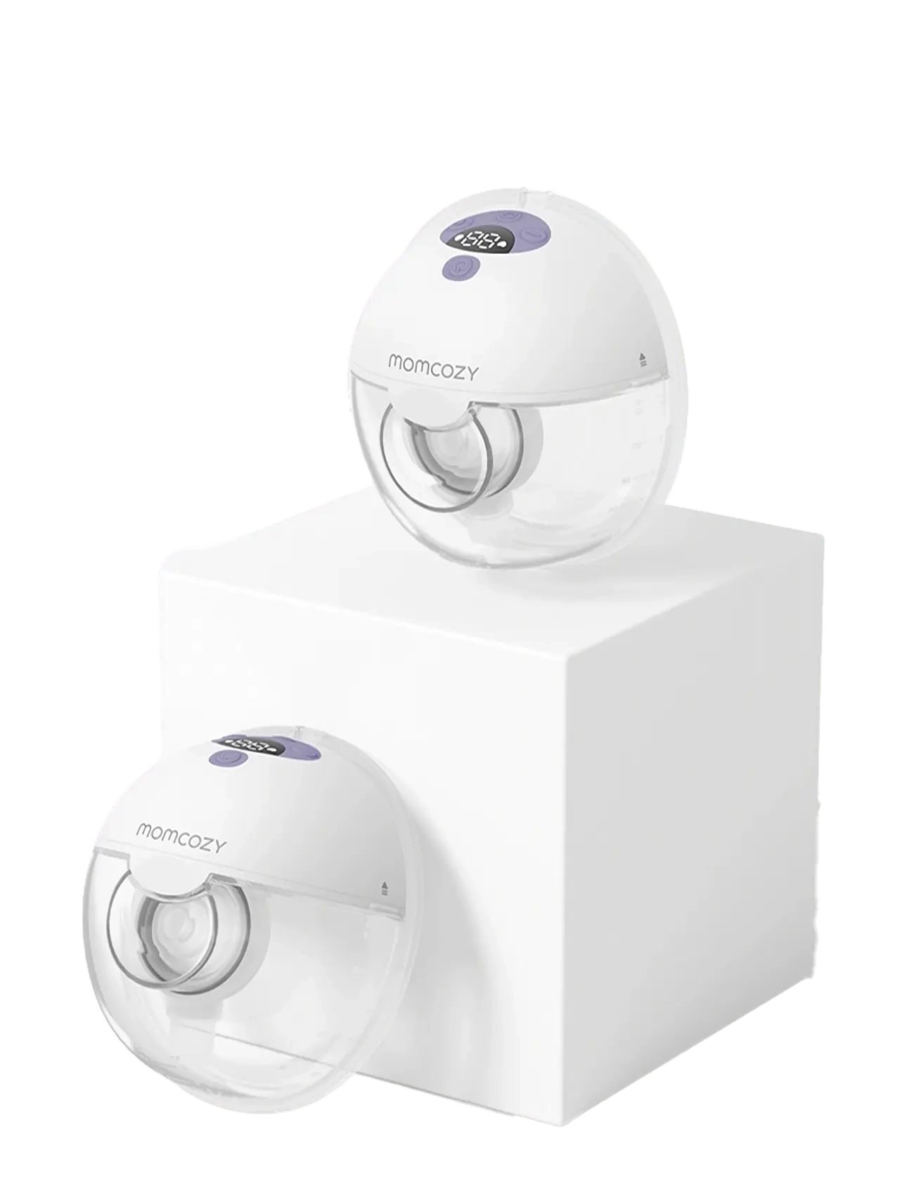 Momcozy Momcozy  M5 Double Packs Wearable Breast Pump Purple - Brystpumper og tilbehør - PURPLE / white