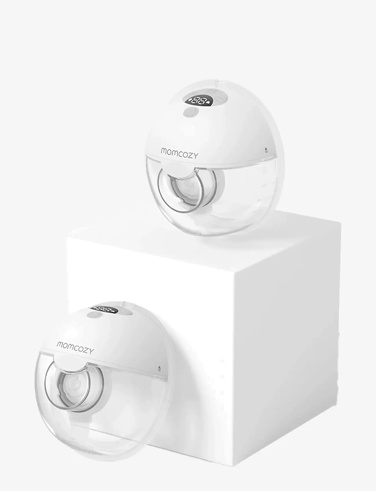 Momcozy - Momcozy  M5 Double Packs Wearable Breast Pump Grey - grey - 1