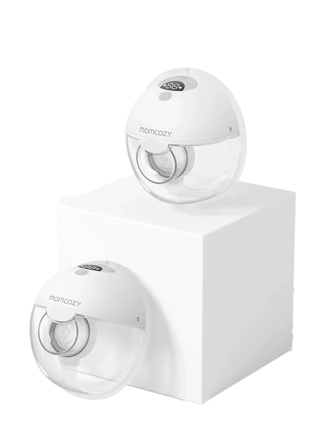 Momcozy Momcozy  M5 Double Packs Wearable Breast Pump Grey - Beebitooted - GREY / white