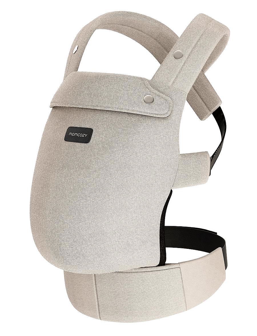 Momcozy - Momcozy Newborn to Toddler Cotton Soft Structured Carrier Khaki - babytragen - khaki - 1