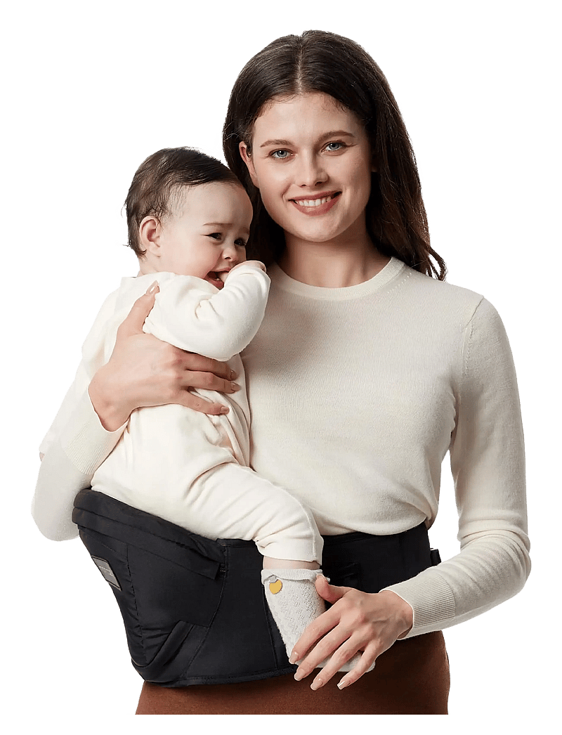 Momcozy - Momcozy Baby Hip Seat Carrier Black - babytragen & tragetücher - black - 1