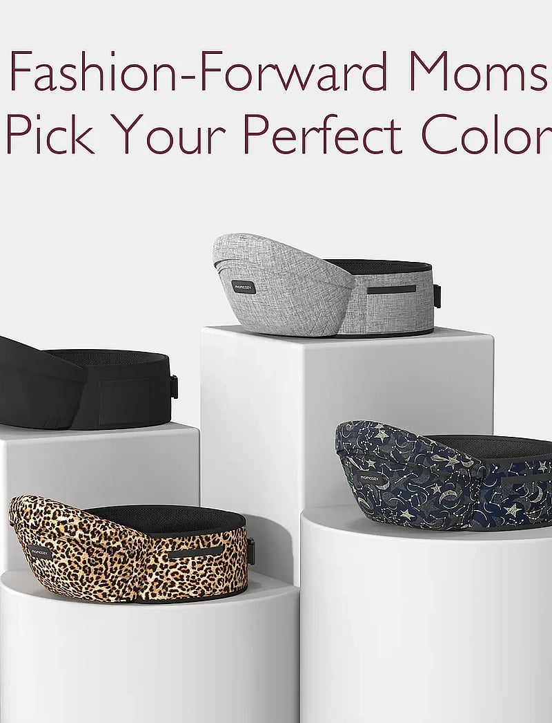 Momcozy - Momcozy Baby Hip Seat Carrier Black - babytragen & tragetücher - black - 4