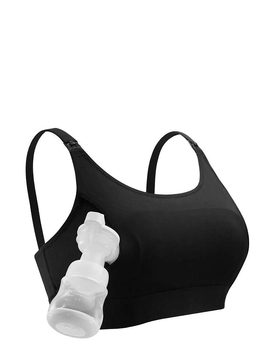 Momcozy - Momcozy YN08 M Hands-Free Pumping Bra Black - soutiens-gorge sans armatures - black - 1