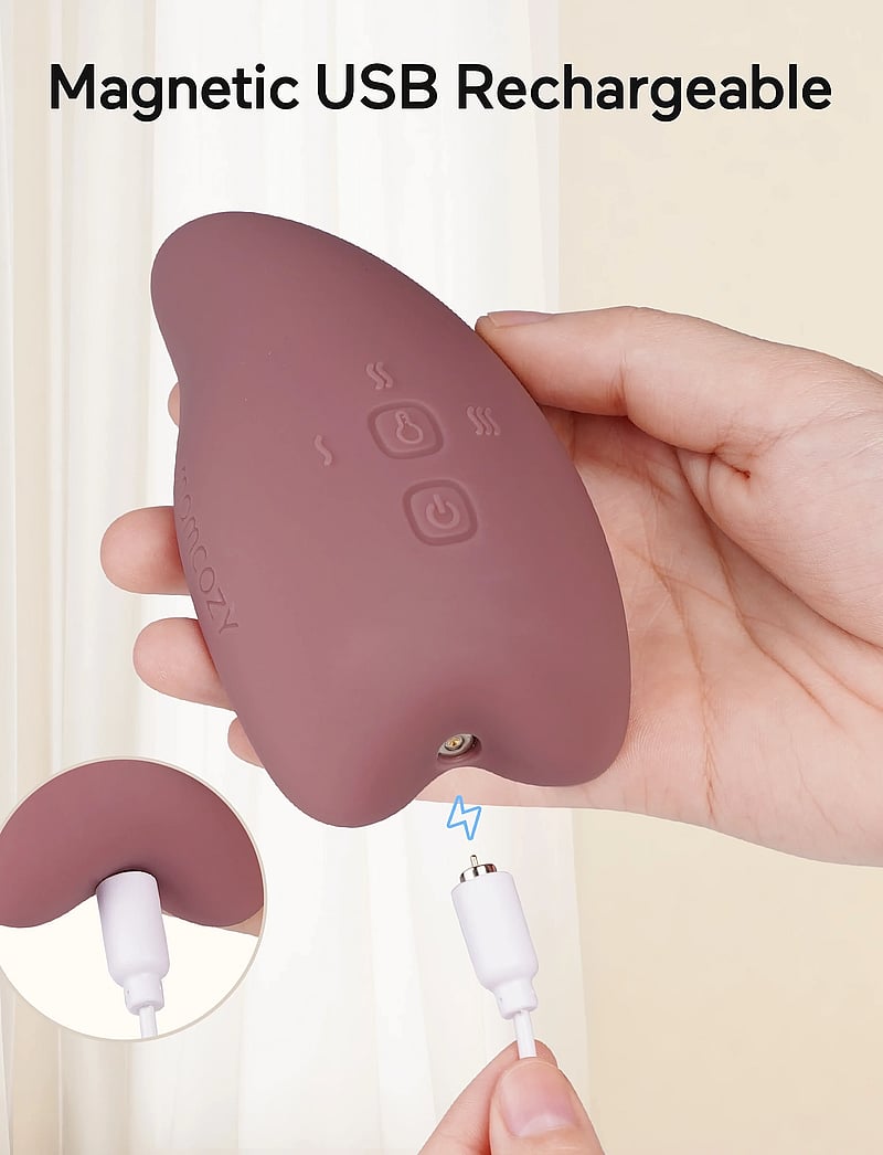 Momcozy - Momcozy Warming and Vibrating Single Pack Lactation Massagers - rinnapumbad ja lisatarvikud - red - 0