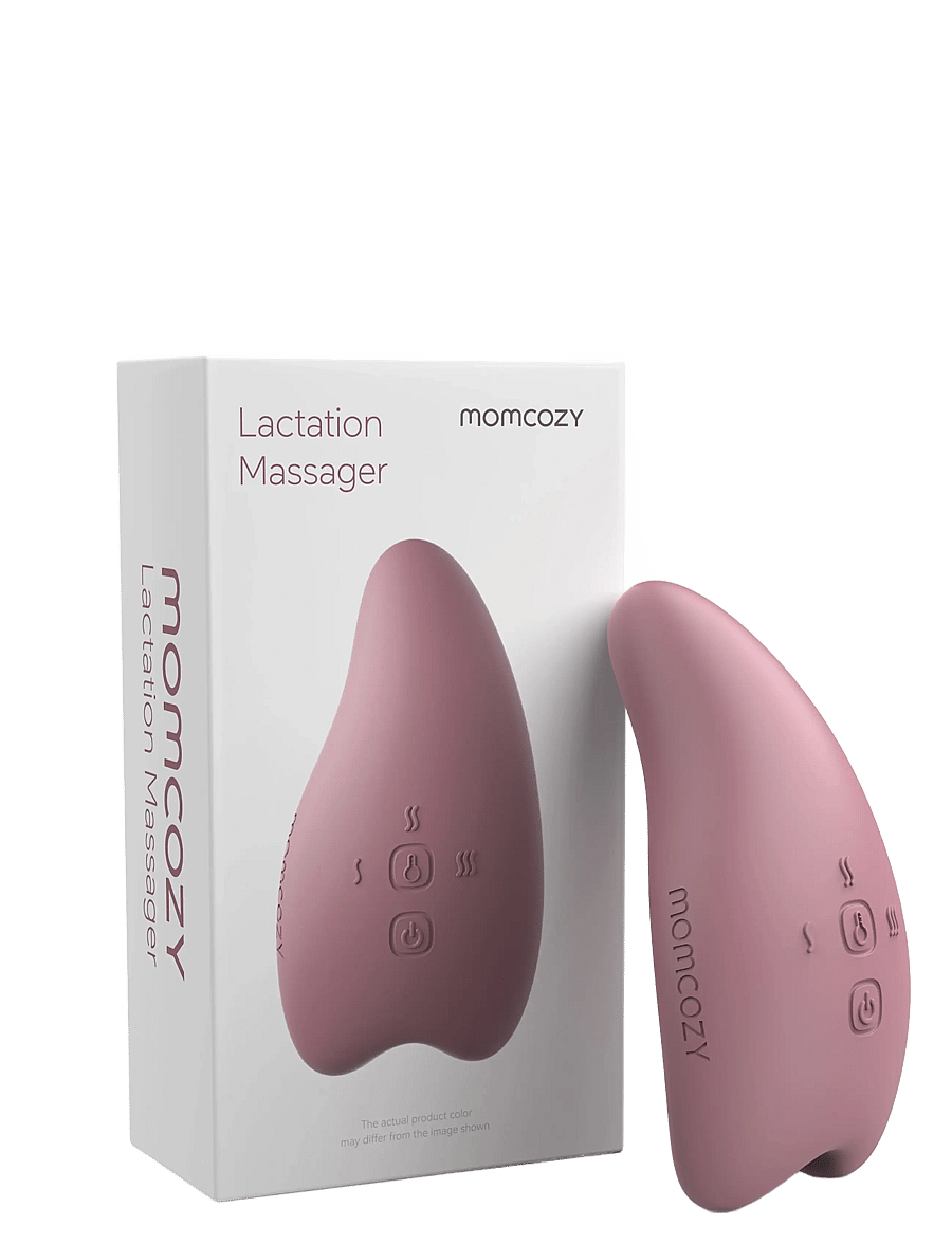 Momcozy - Momcozy Warming and Vibrating Single Pack Lactation Massagers - krūts piena sūkņi un piederumi - red - 5