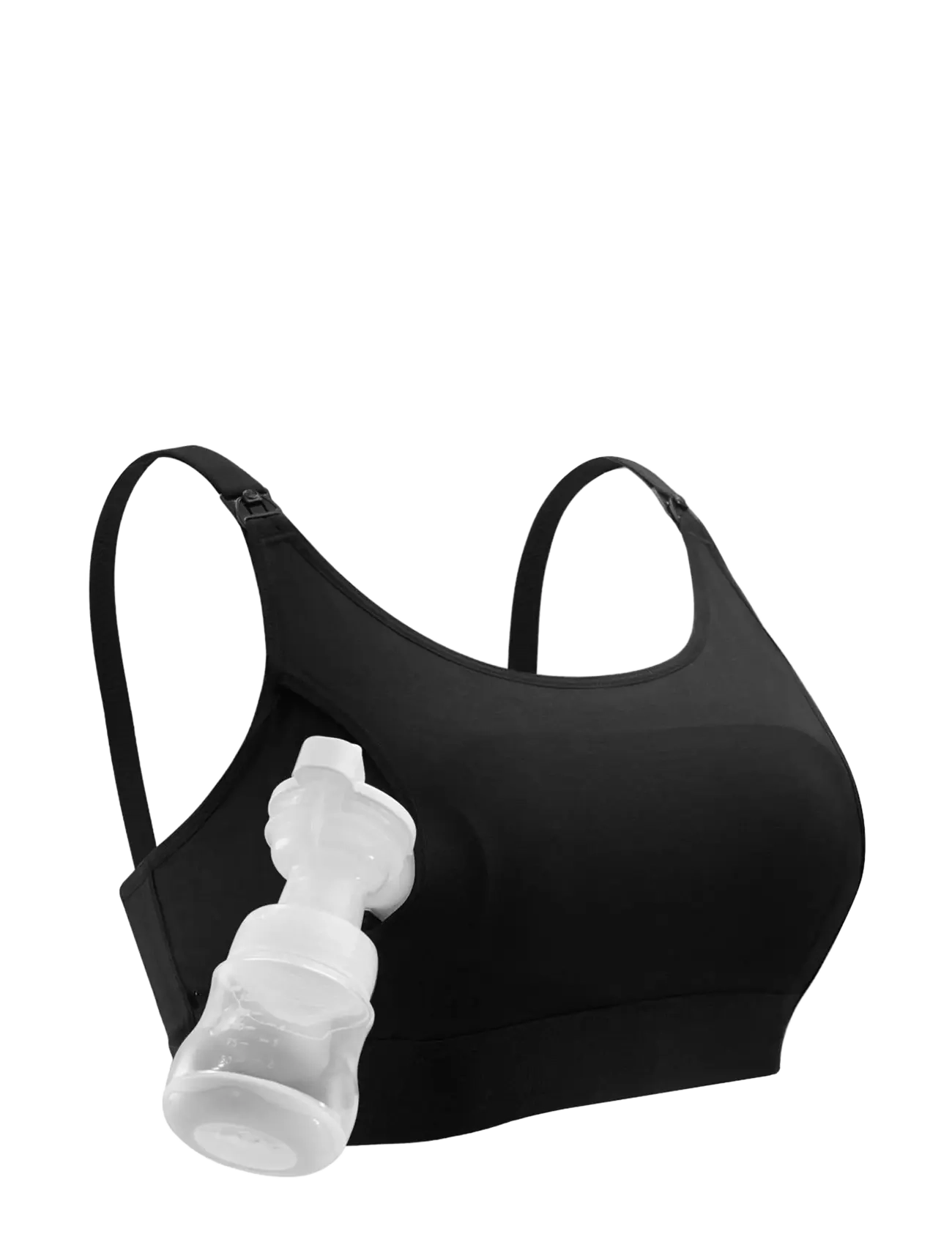 Momcozy Momcozy  YN08 2XL Hands-Free Pumping Bra Black - Breastfeeding products - BLACK / black