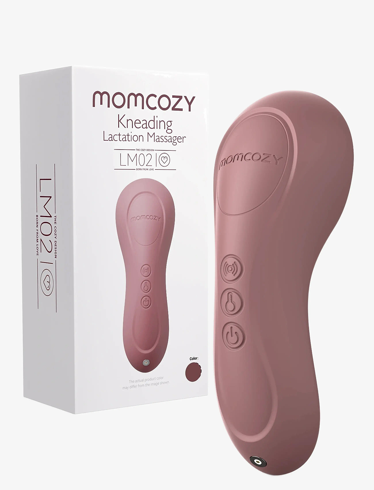 Momcozy - Momcozy  3-in-1 Kneading Lactation Massagers - milchpumpen & zubehör - red - 3