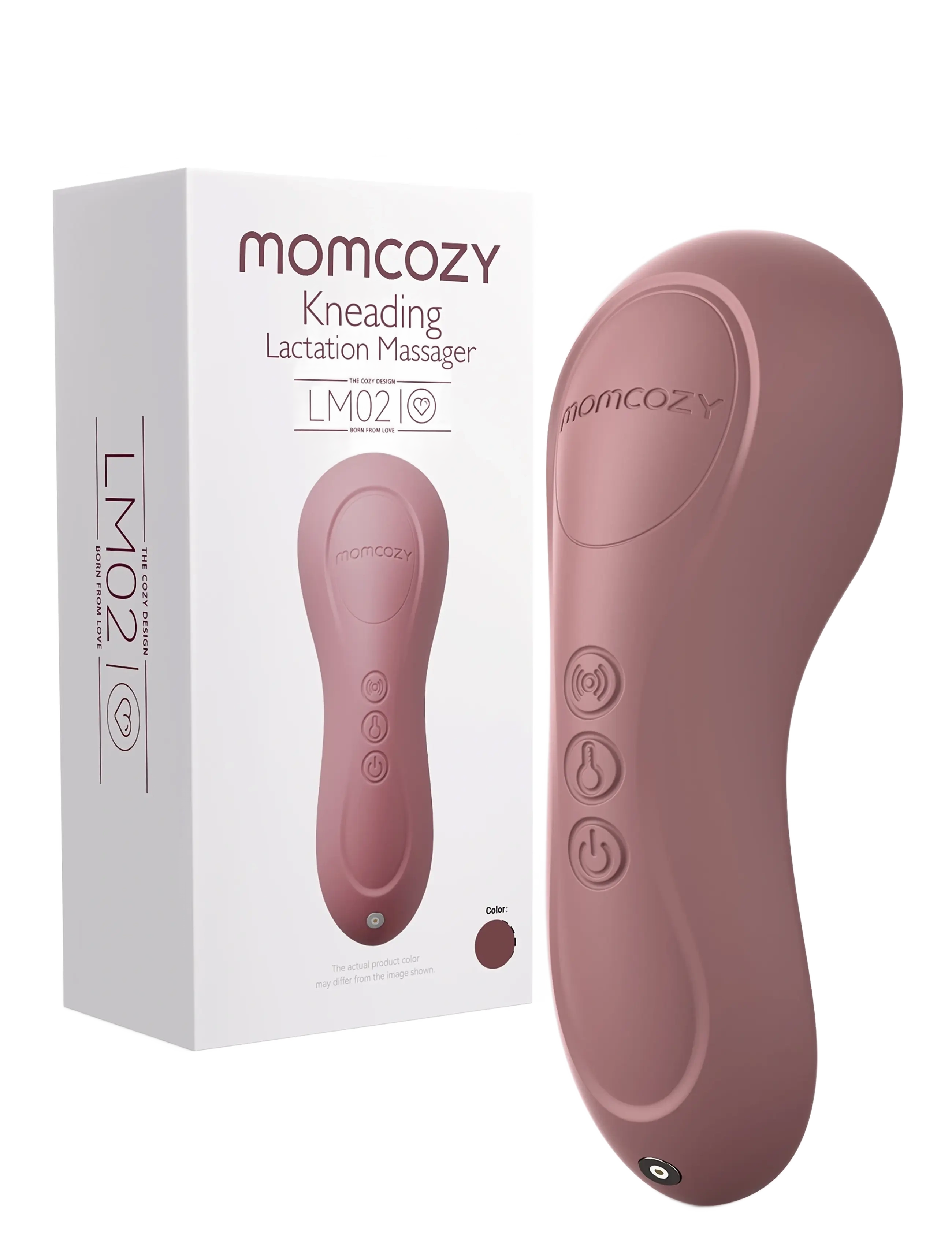 Momcozy - Momcozy  3-in-1 Kneading Lactation Massagers - milchpumpen & zubehör - red - 3