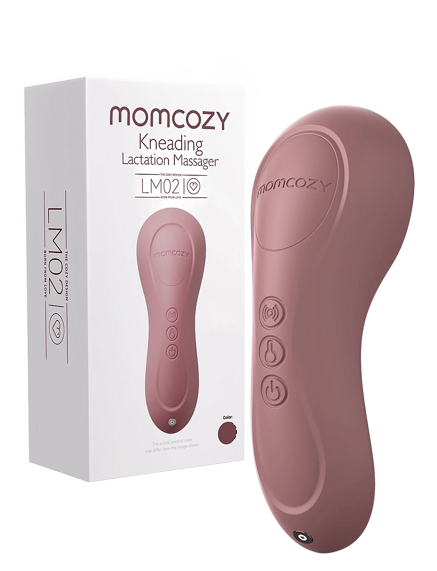Momcozy - Momcozy 3-in-1 Kneading Lactation Massagers - milchpumpen & zubehör - red - 3