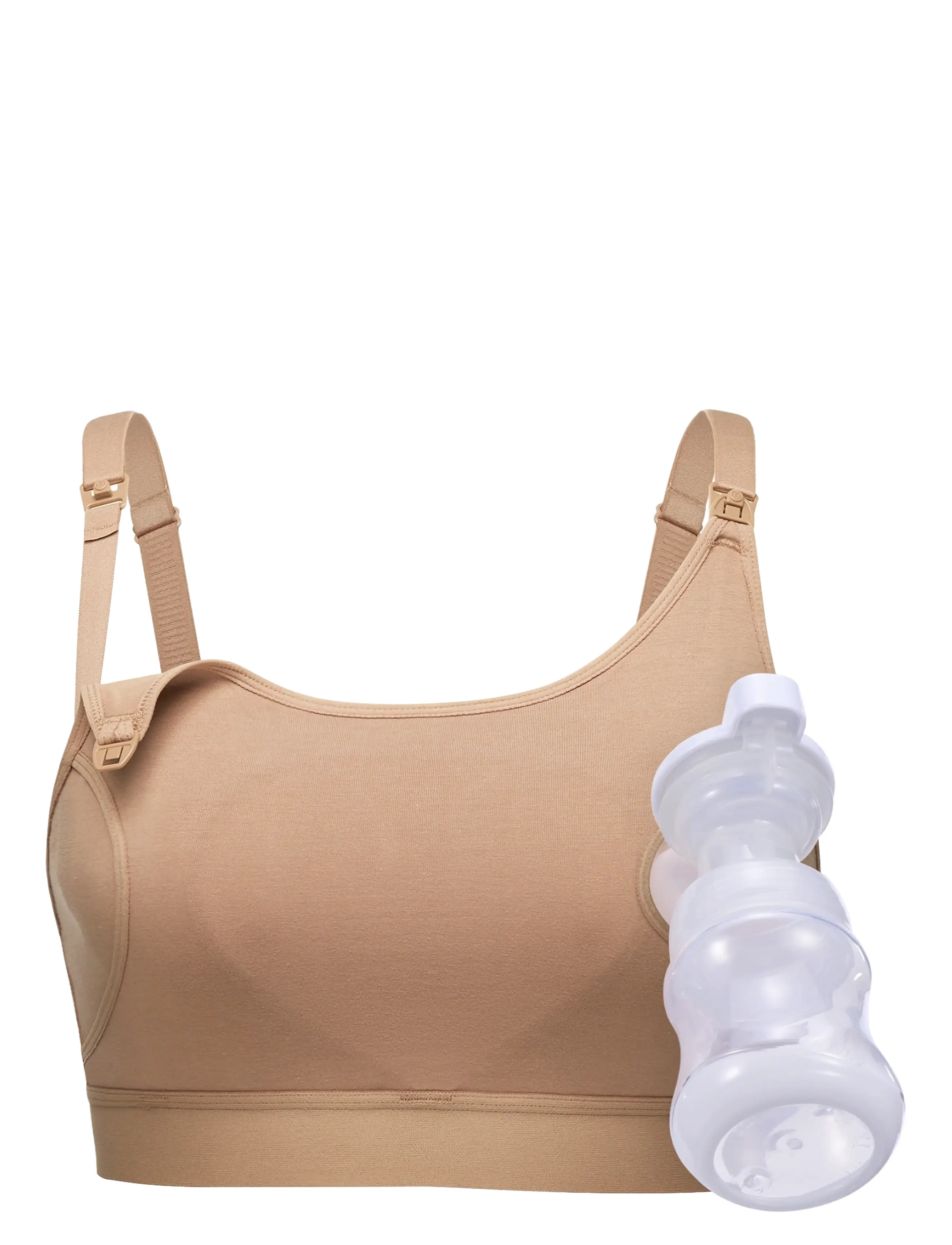 Momcozy Momcozy  YN08 M Hands-Free Pumping Bra Natural - Inspiration - NATURAL / beige