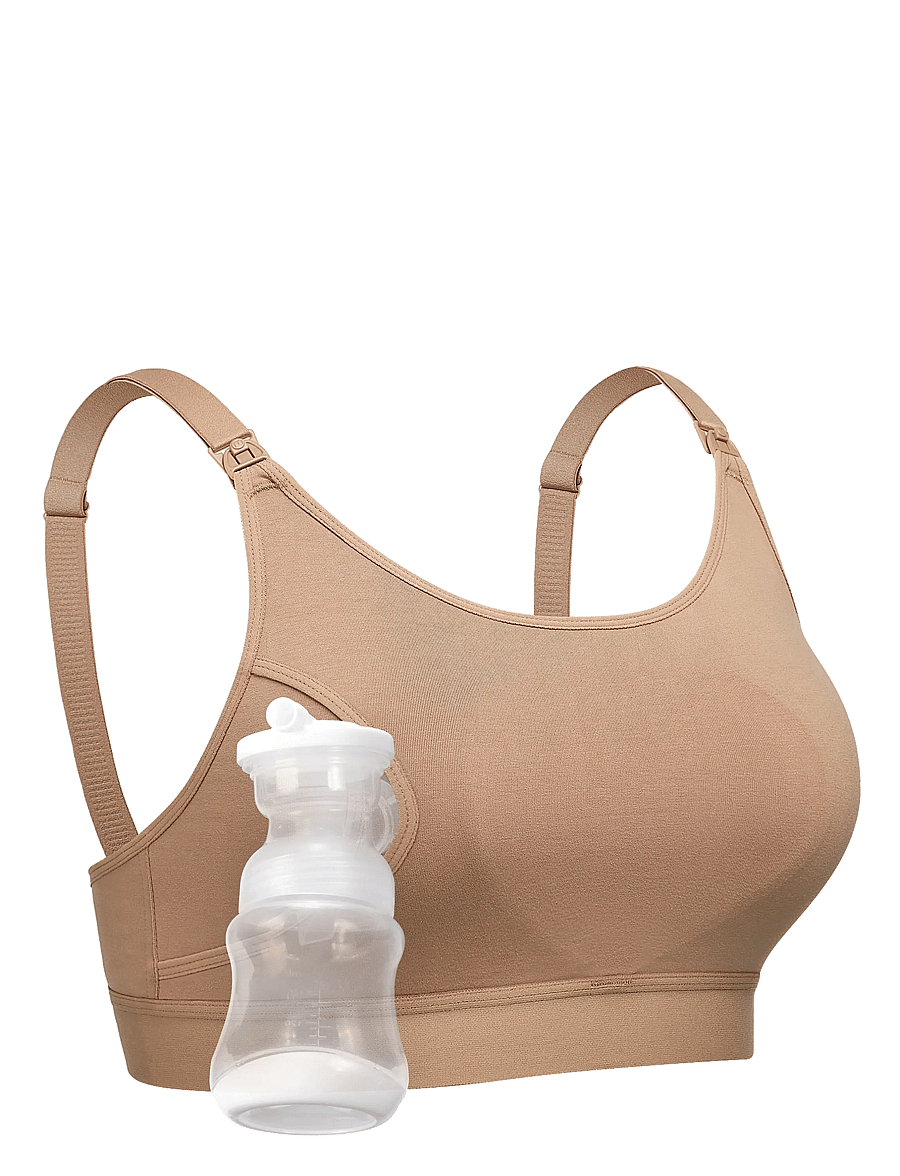 Momcozy - Momcozy YN08 M Hands-Free Pumping Bra Natural - milchpumpen & zubehör - natural - 2