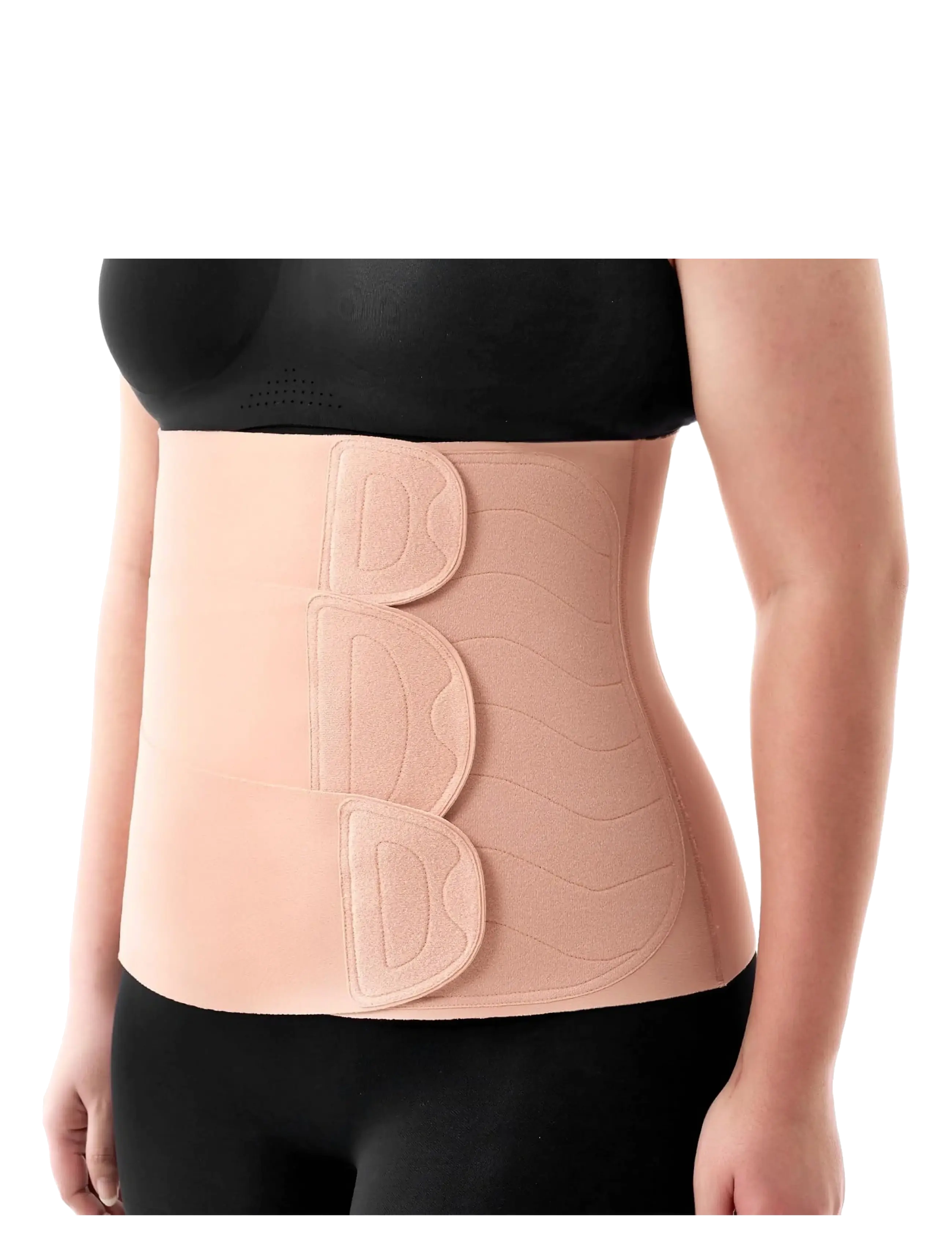 Momcozy Momcozy  Ergowrap M Postpartum Belly Band Oyster Pink - toppe - oyster pink - Ventetøj - OYSTER PINK / beige