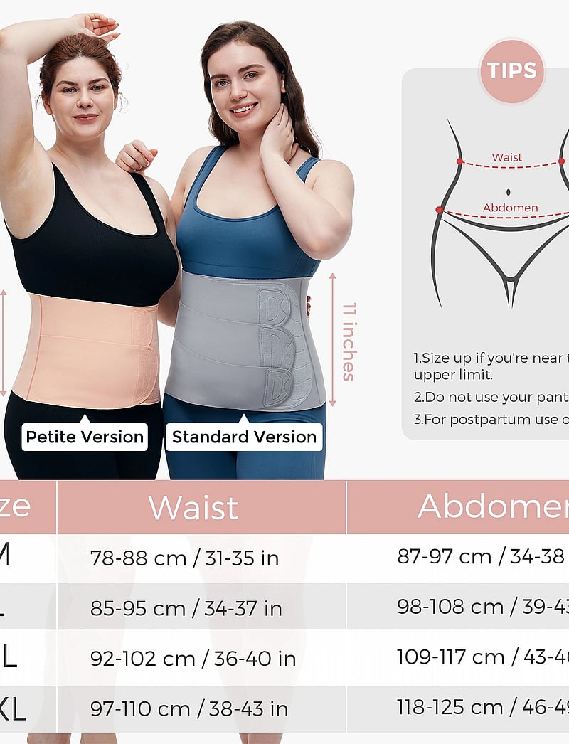 Momcozy - Momcozy Ergowrap M Postpartum Belly Band Oyster Pink - unterwäsche - oyster pink - 2