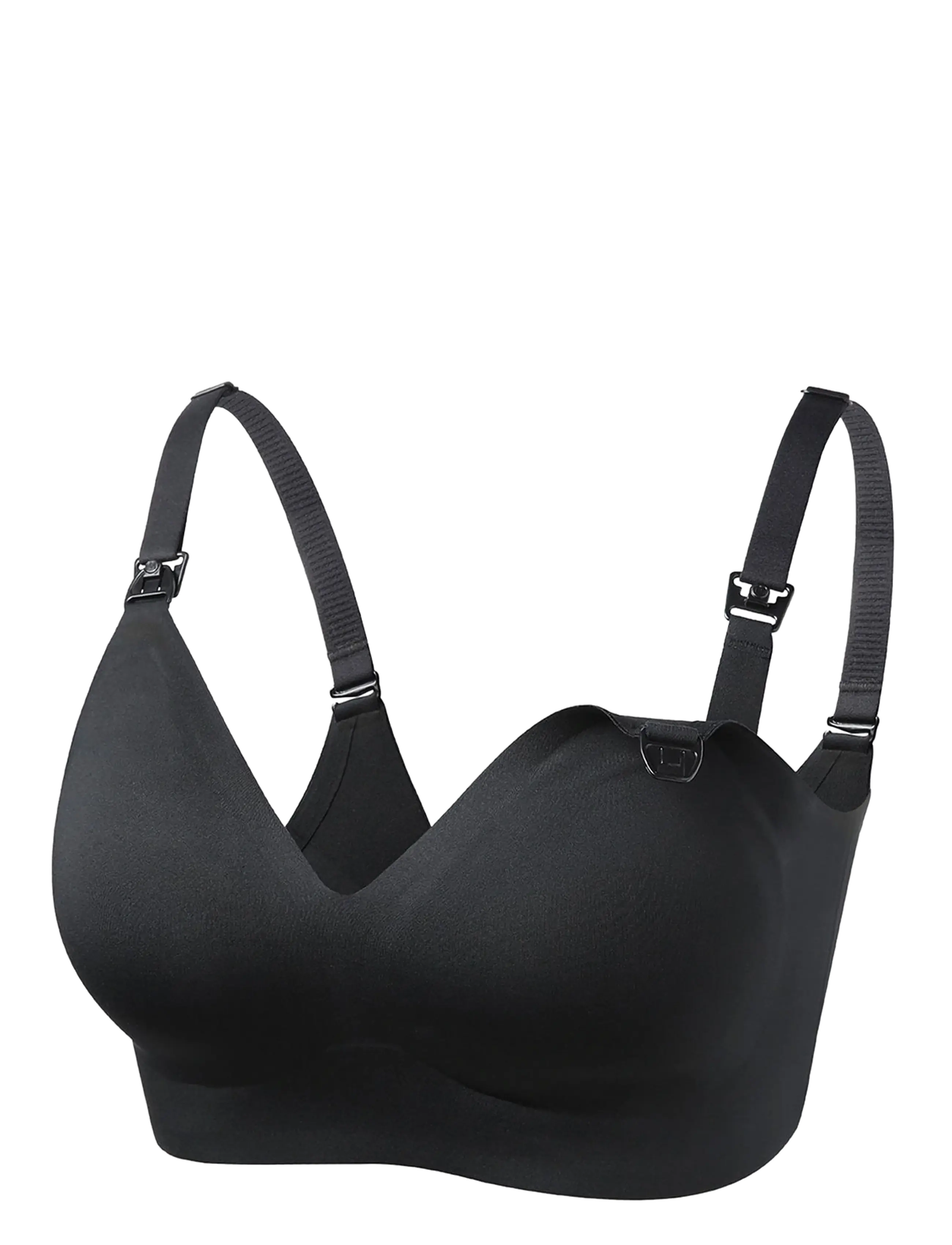 Momcozy Momcozy  YN21 XL Maternity Nursing Bra Black - Unterwäsche - BLACK / black