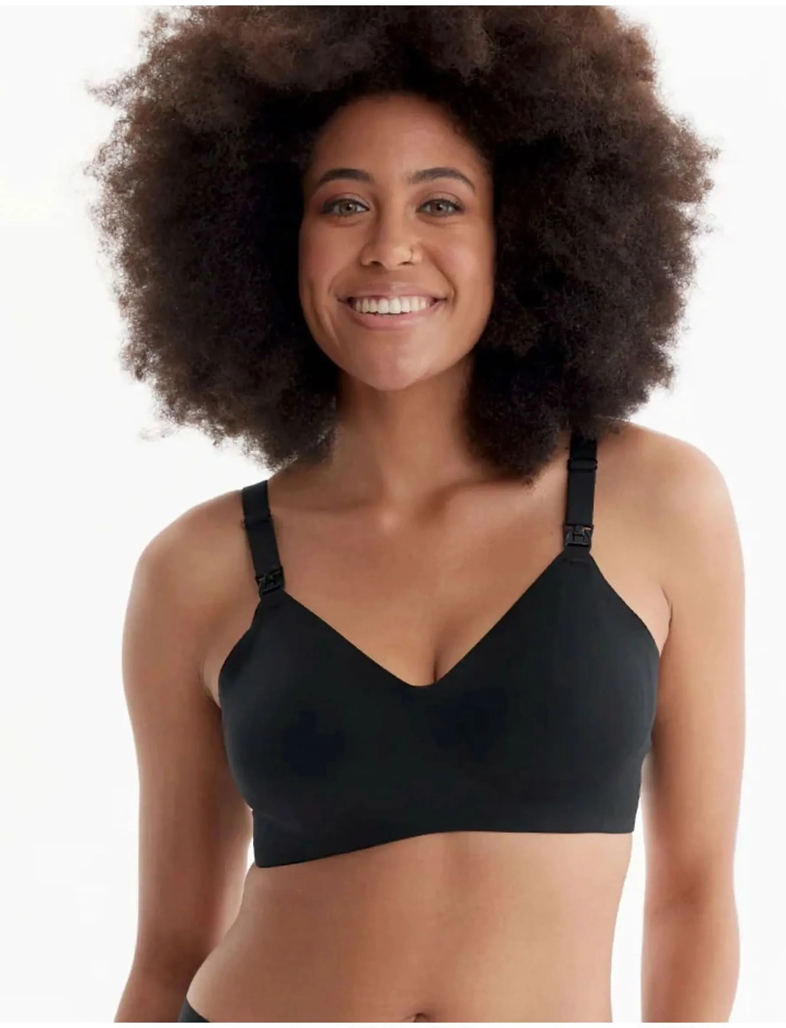Momcozy - Momcozy  YN21 M Maternity Nursing Bra Black - lingerie - black - 0