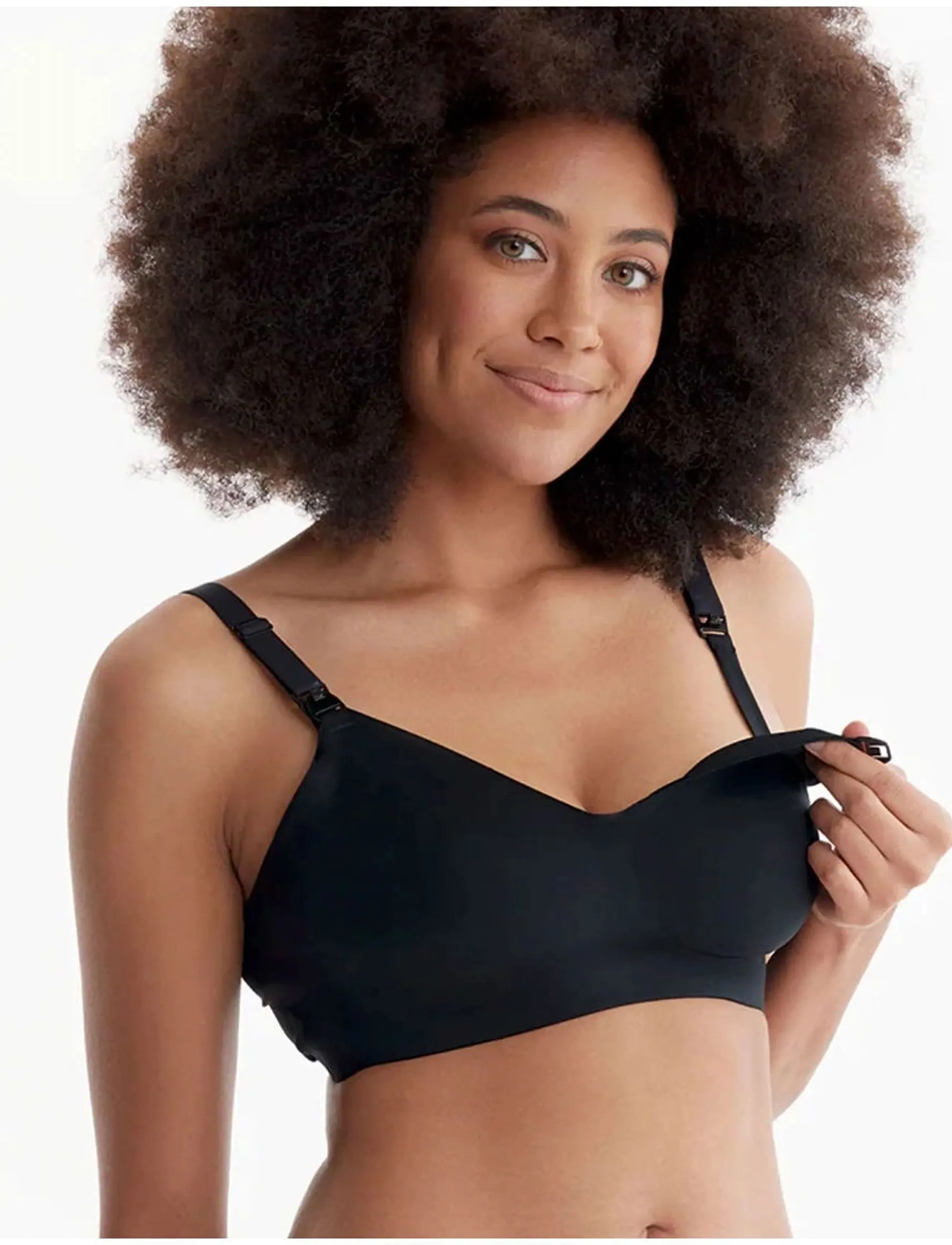 Momcozy - Momcozy  YN21 M Maternity Nursing Bra Black - lingerie - black - 3