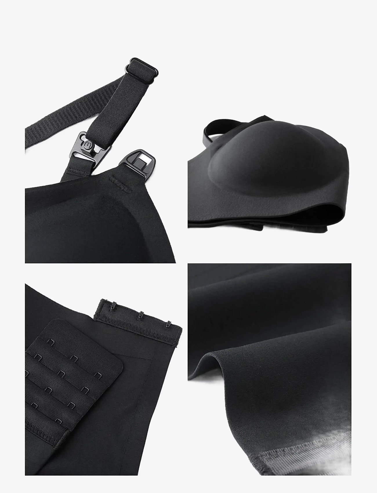 Momcozy - Momcozy  YN21 XL Maternity Nursing Bra Black - undertøj - black - 1