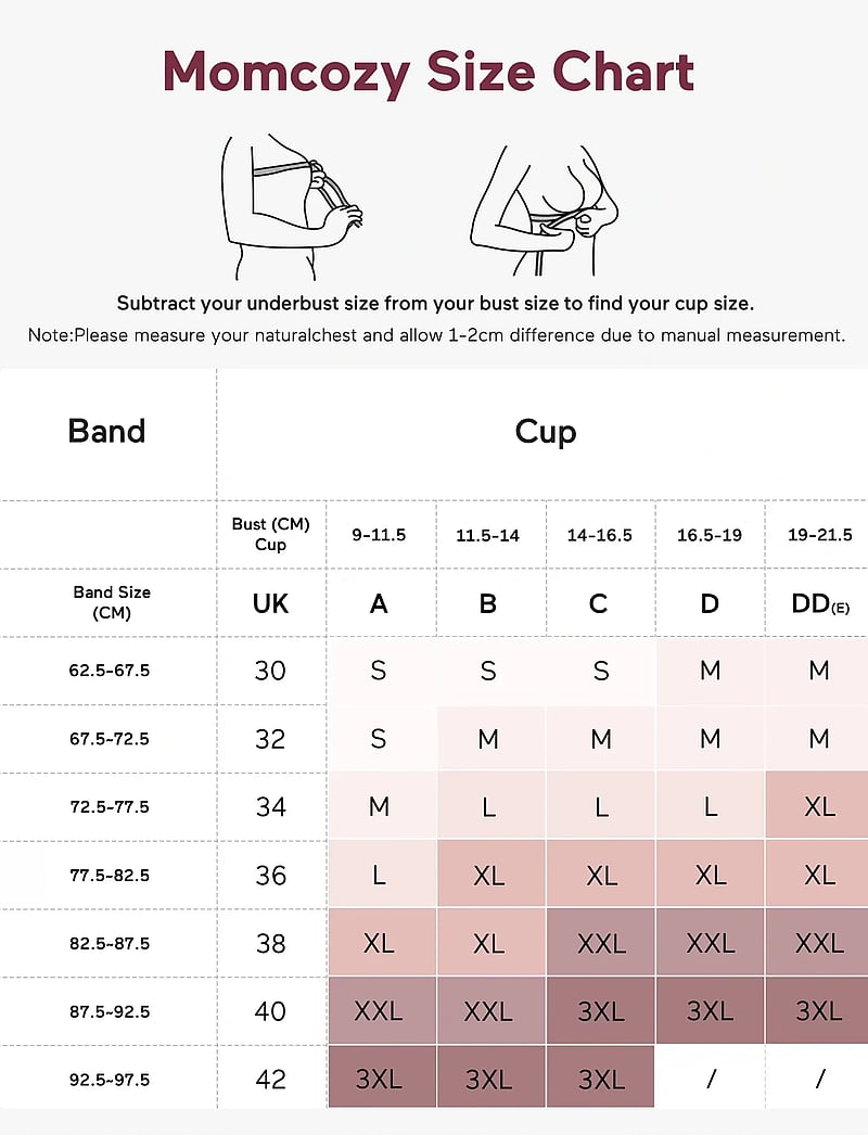 Momcozy - Momcozy YN21 L Maternity Nursing Bra Natural - unterwäsche - natural - 5