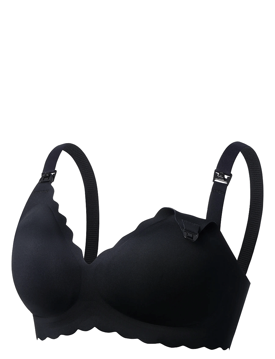 Momcozy - Momcozy YN46 M Seamless Support Floral Bra Black - soutiens-gorge sans armatures - black - 1