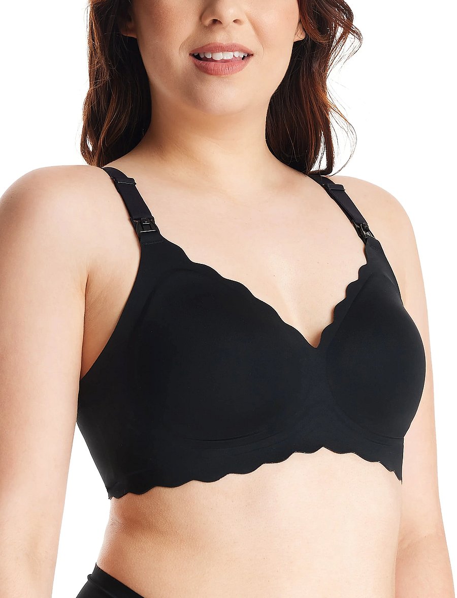Momcozy - Momcozy YN46 M Seamless Support Floral Bra Black - soutiens-gorge sans armatures - black - 4