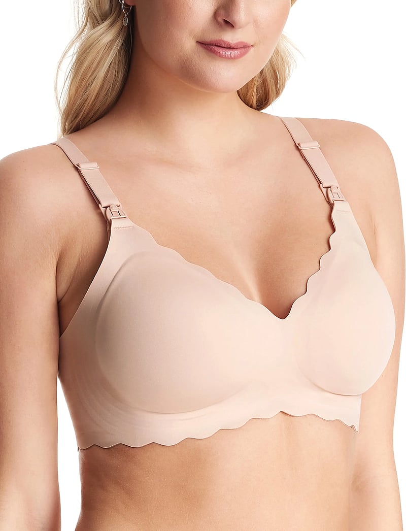 Momcozy - Momcozy YN46 L Seamless Support Floral Bra Natural - unterwäsche - natural - 4