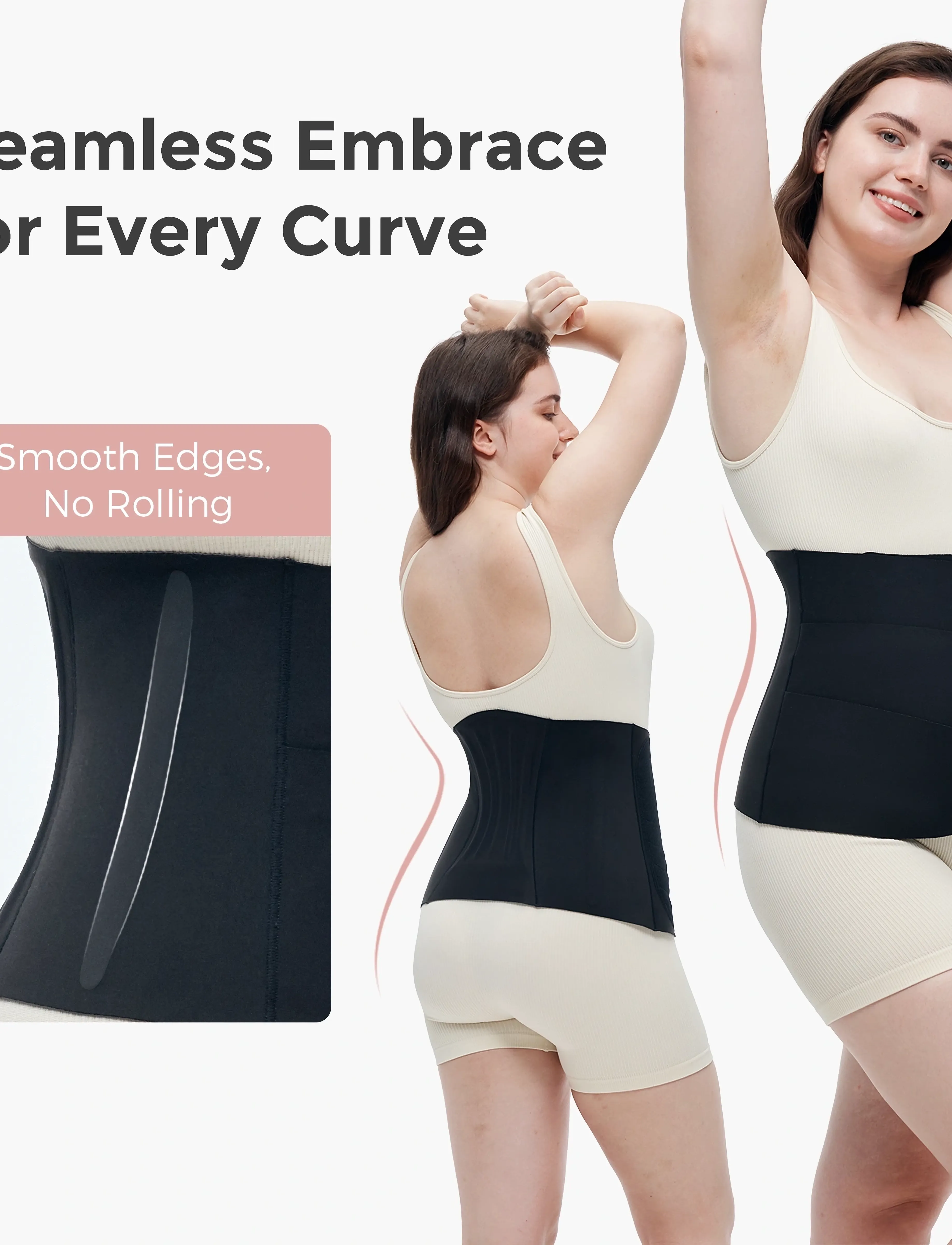 Momcozy - Momcozy  Ergowrap M Postpartum Belly Band Black - black - 2