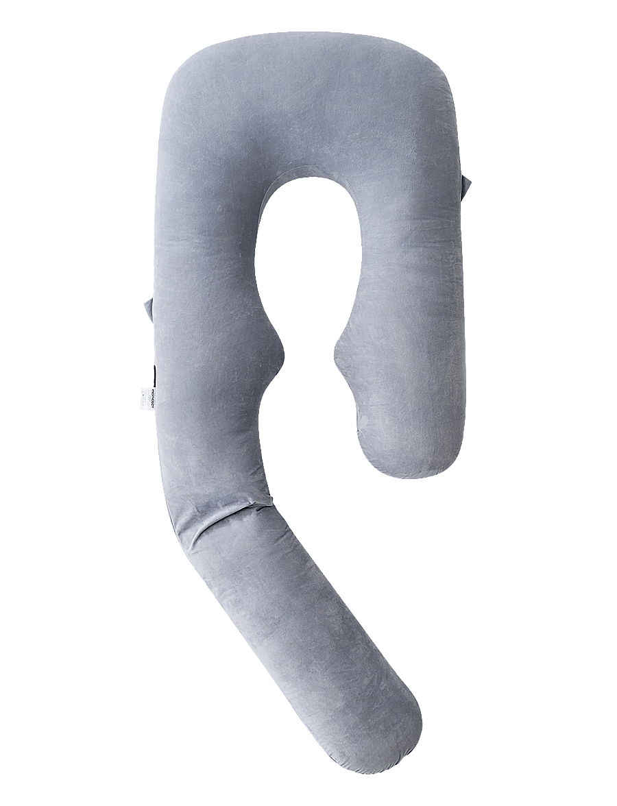 Momcozy - Momcozy U Shaped Grey Pregnancy Pillow Dark Grey - schwangerschaftsprodukte - dark grey - 1