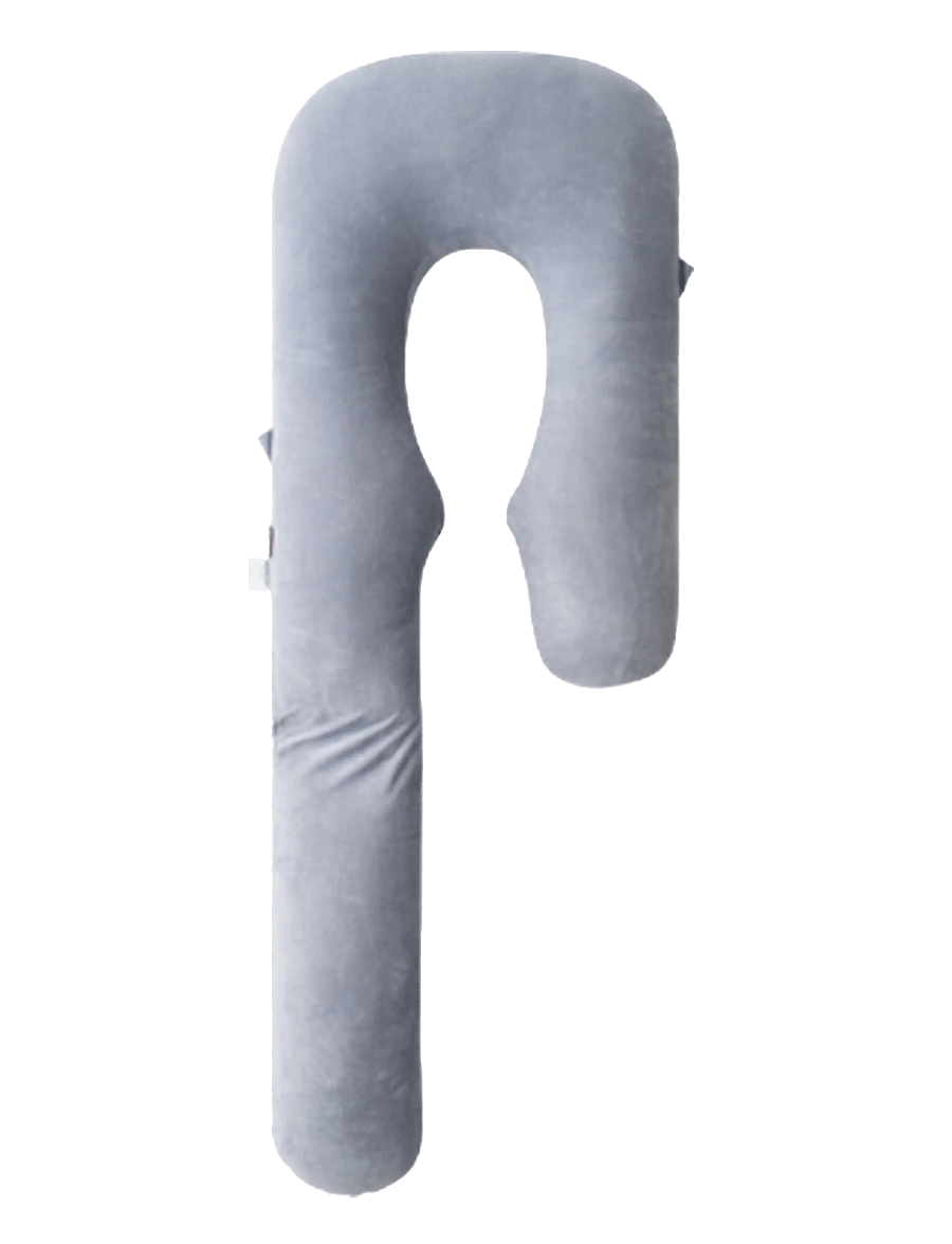 Momcozy - Momcozy U Shaped Grey Pregnancy Pillow Dark Grey - schwangerschaftsprodukte - dark grey - 3