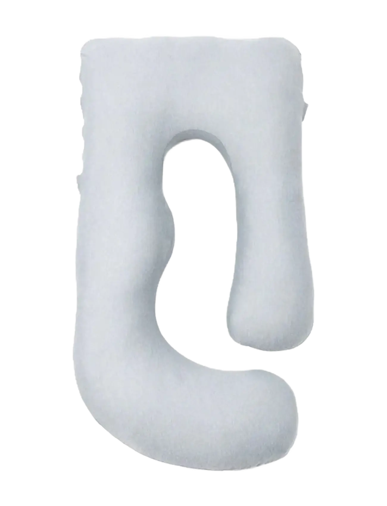 Momcozy - Momcozy  U Shaped Cooling Fabric Pregnancy Pillow Light Grey - light grey - 1